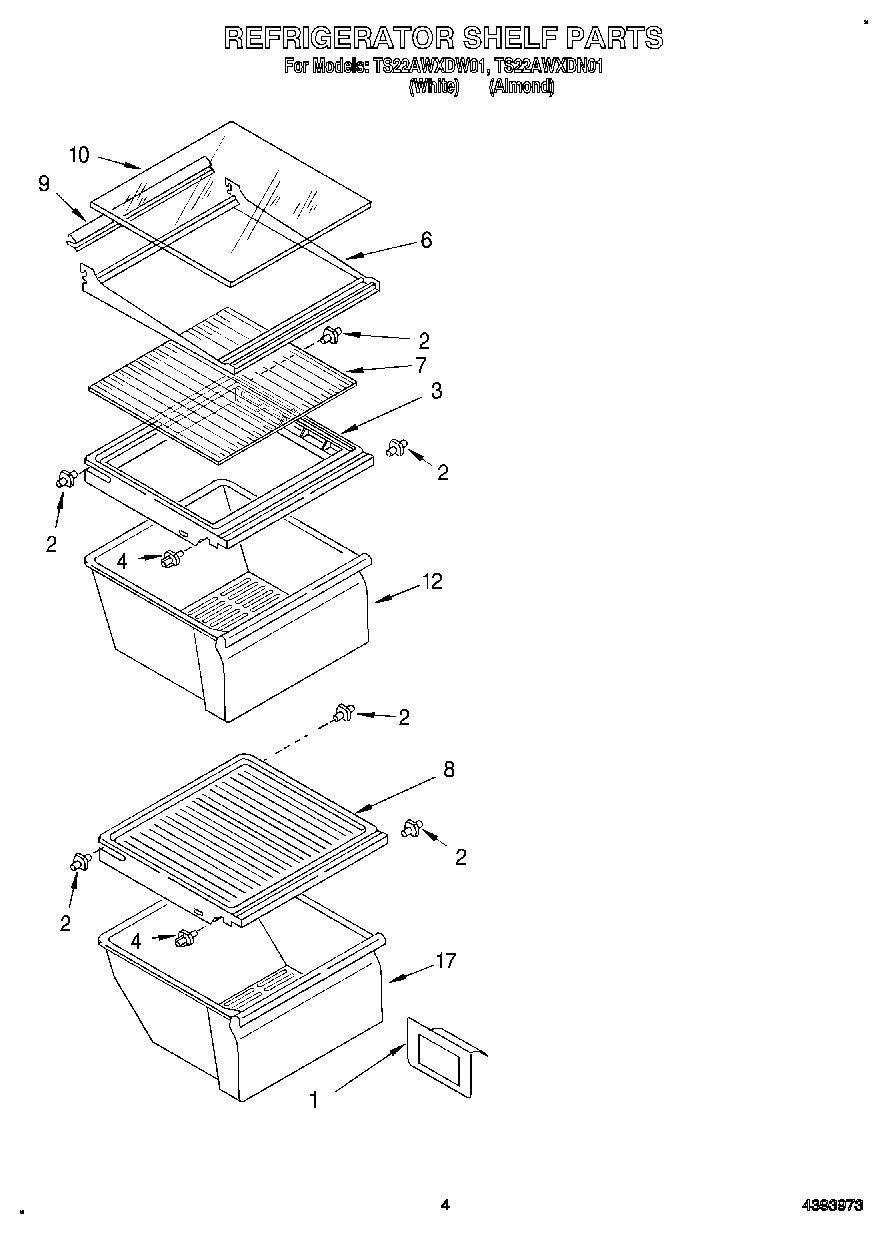 03 - REFRIGERATOR SHELF