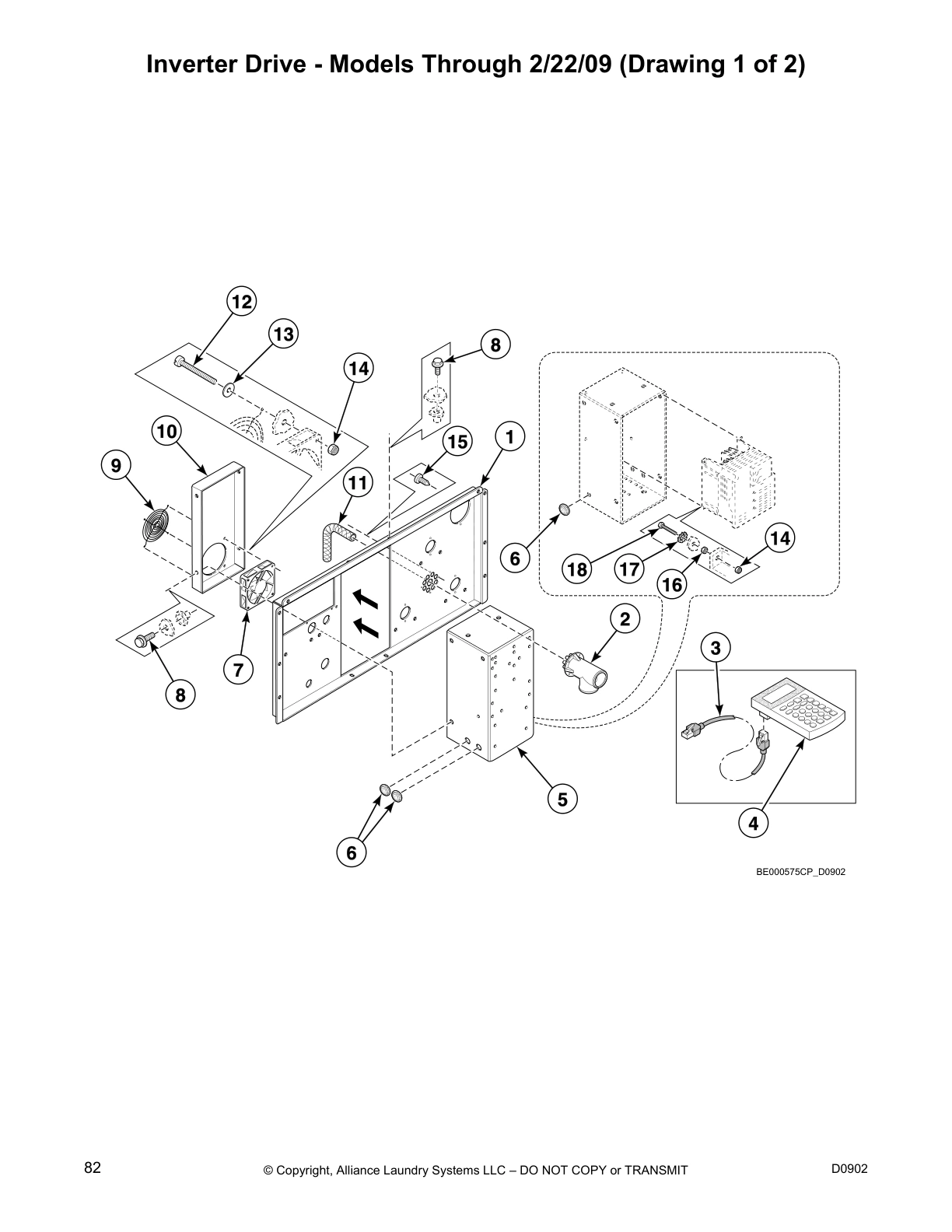 Inverter Drive - Models Through 2/22/09 (Drawing 1 of 2)
