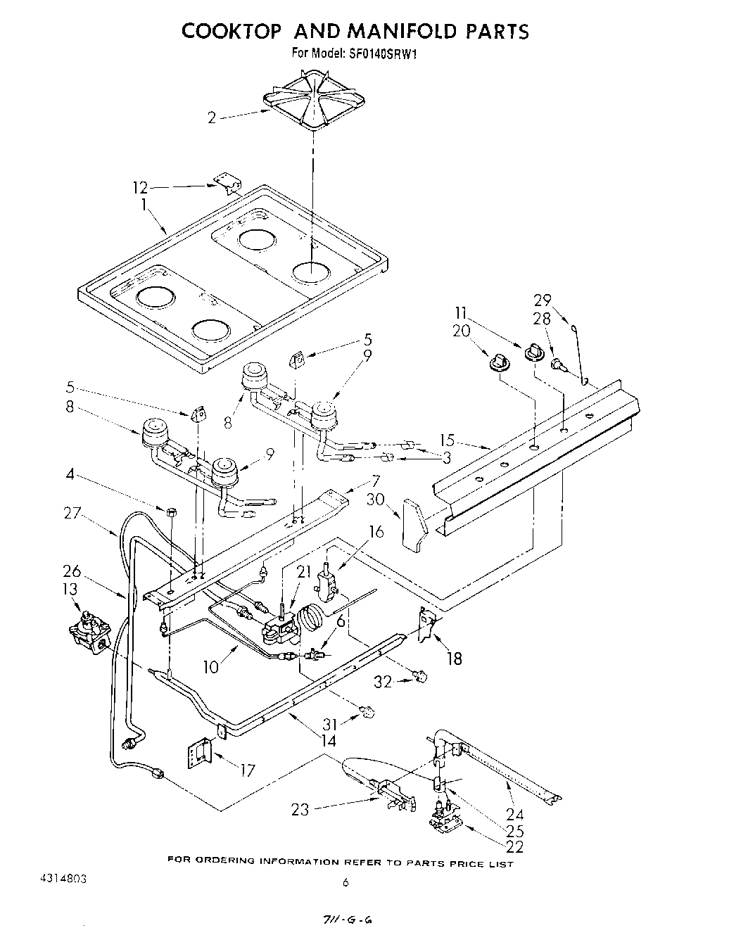 05 - COOKTOP AND MANIFOLD , LITERATURE A
