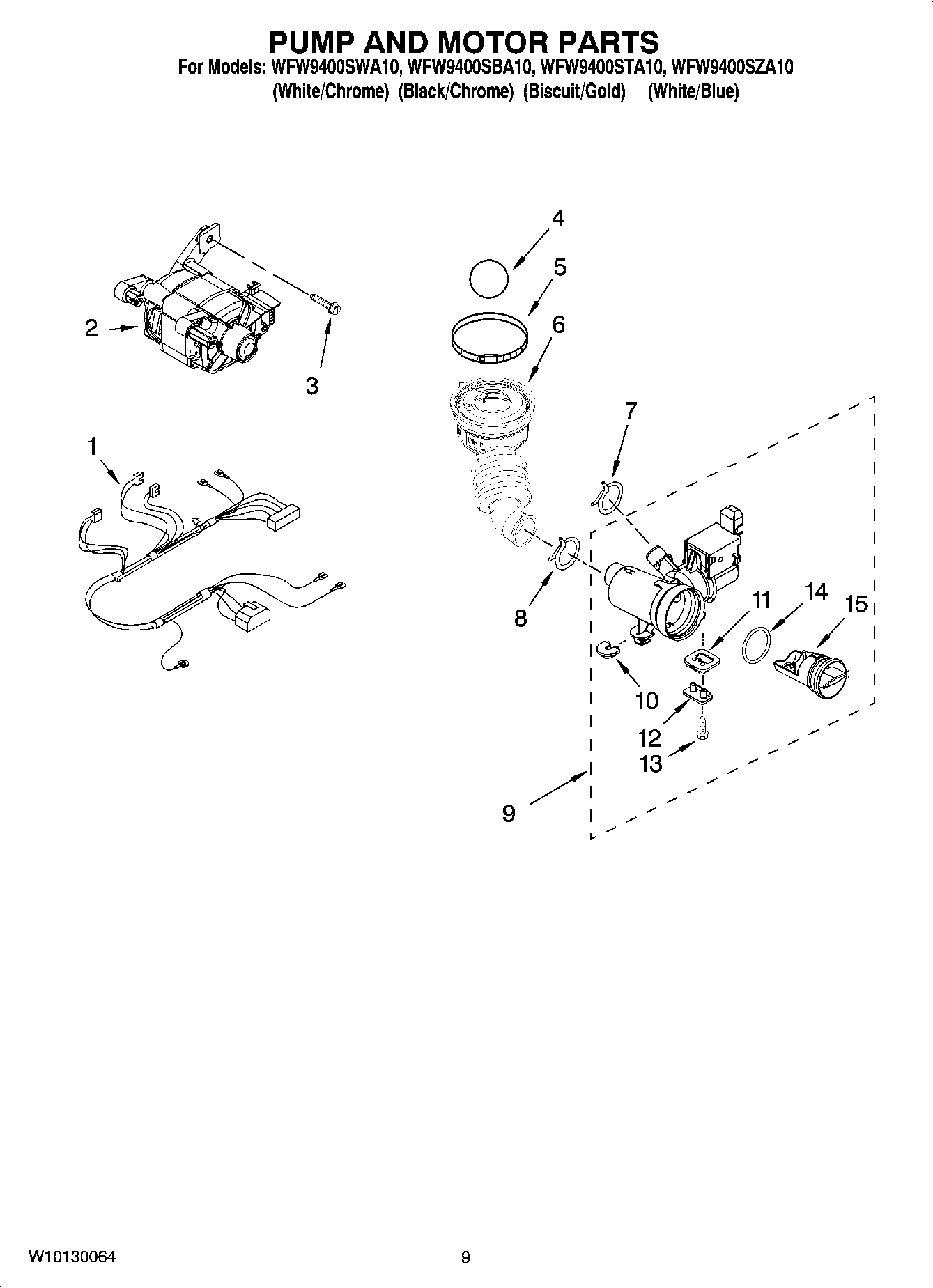 06 - PUMP AND MOTOR PARTS, OPTIONAL PARTS (NOT INCLUDED)