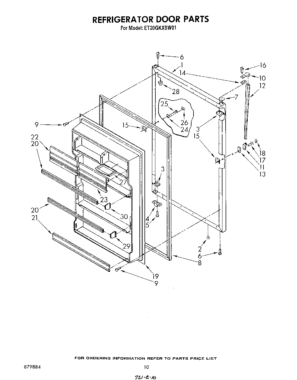 08 - REFRIGERATOR DOOR , LIT/OPTIONAL