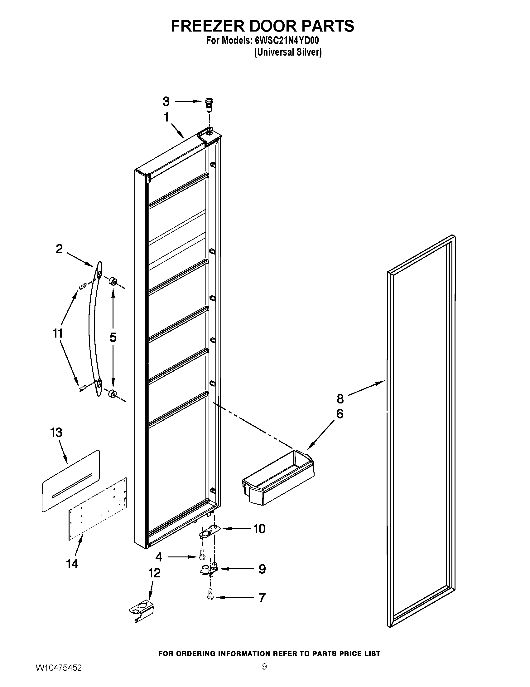 06 - FREEZER DOOR PARTS