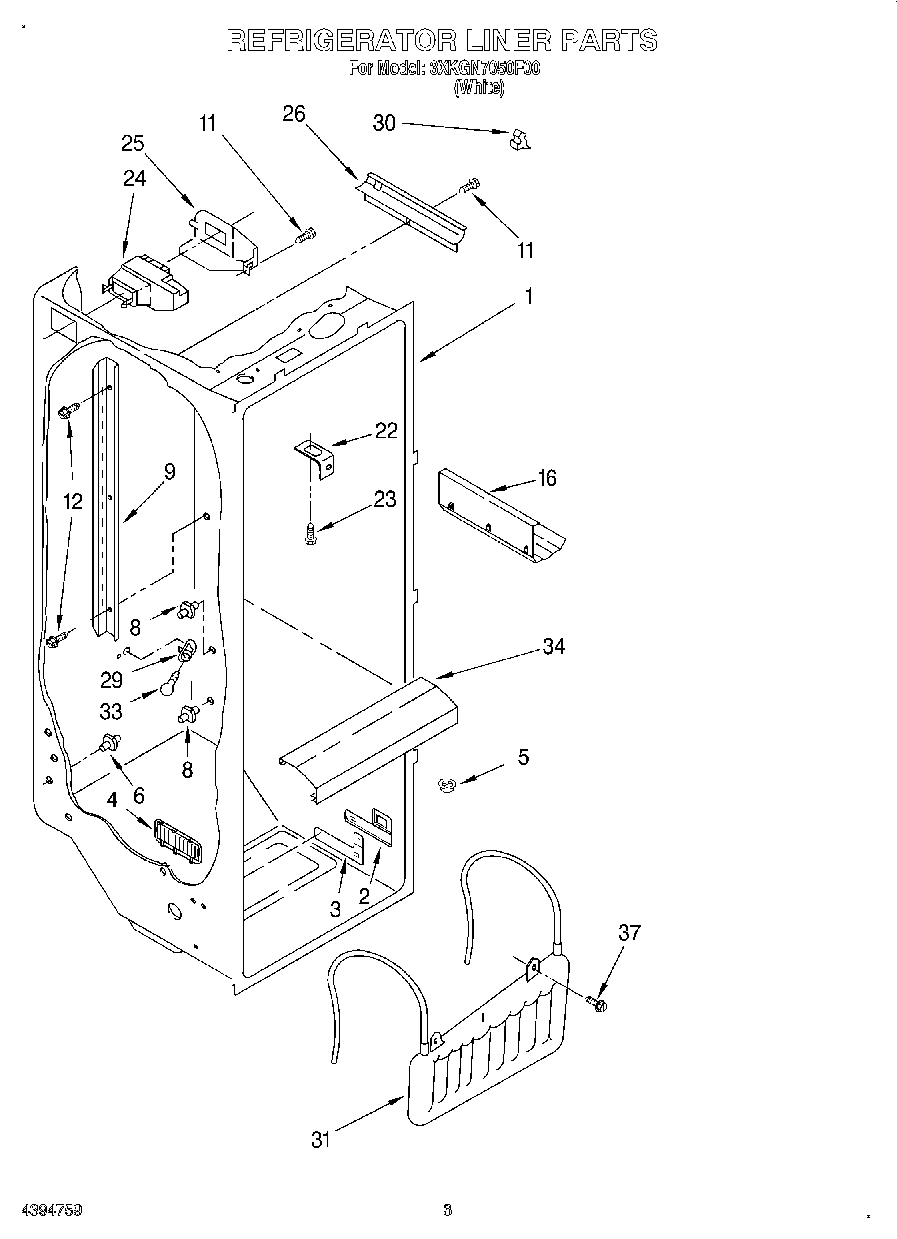 02 - REFRIGERATOR LINER