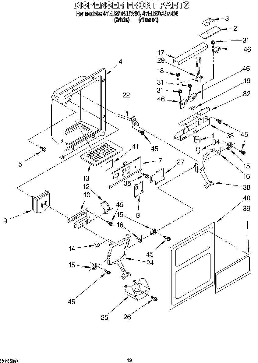 08 - DISPENSER FRONT