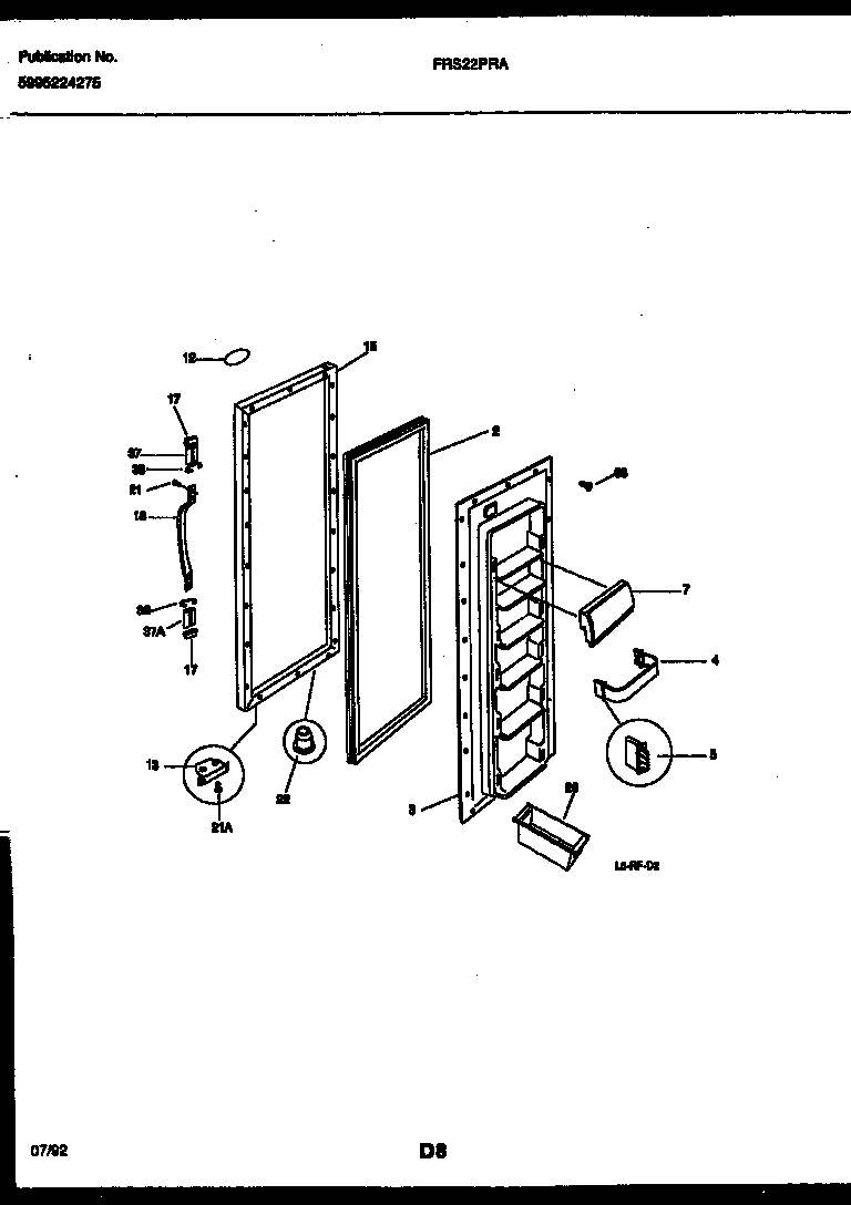 03 - REFRIGERATOR DOOR PARTS