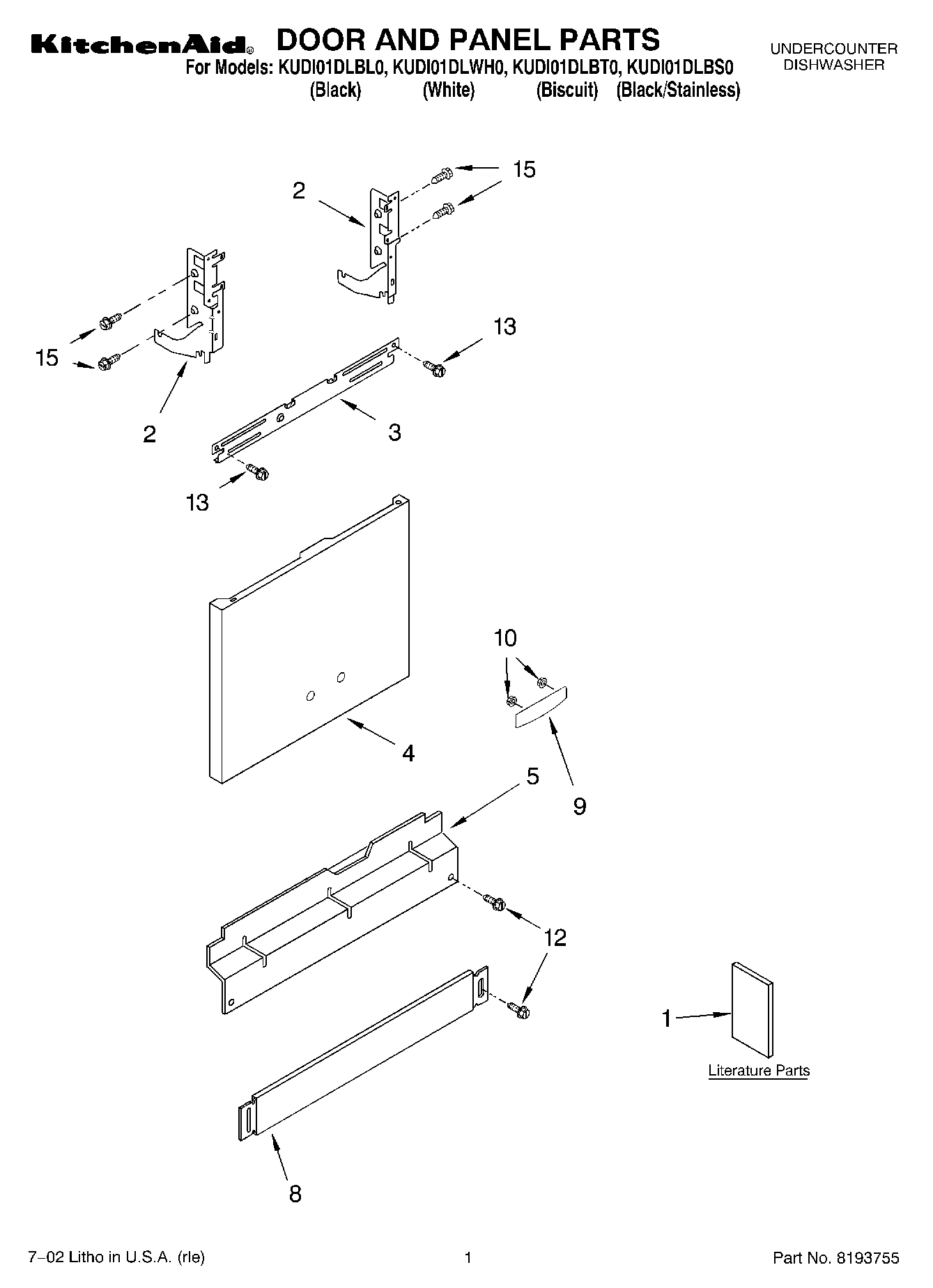 01 - DOOR AND PANEL, LITERATURE