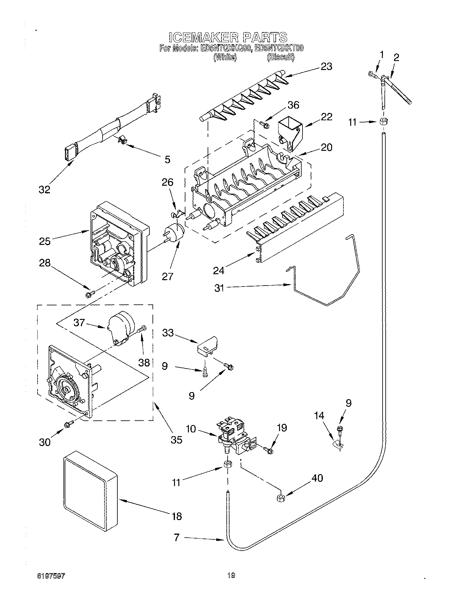 12 - ICE MAKER, OPTIONAL