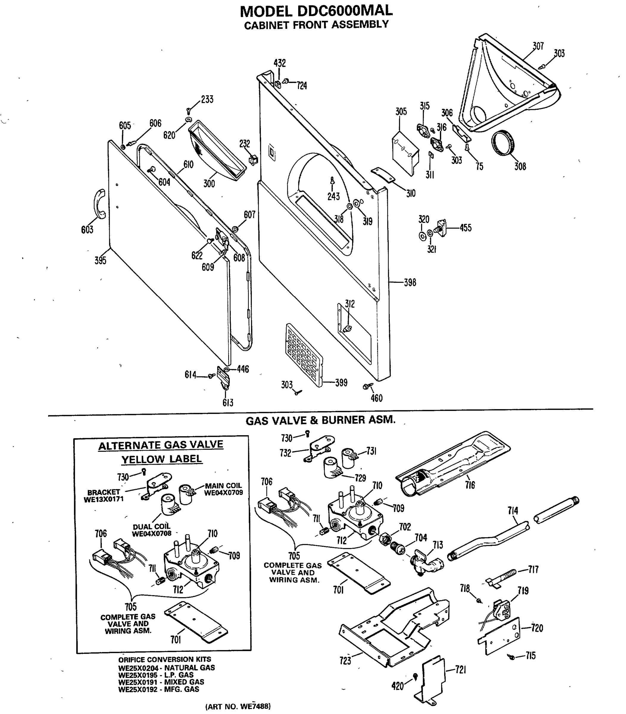 CABINET FRONT ASSEMBLY