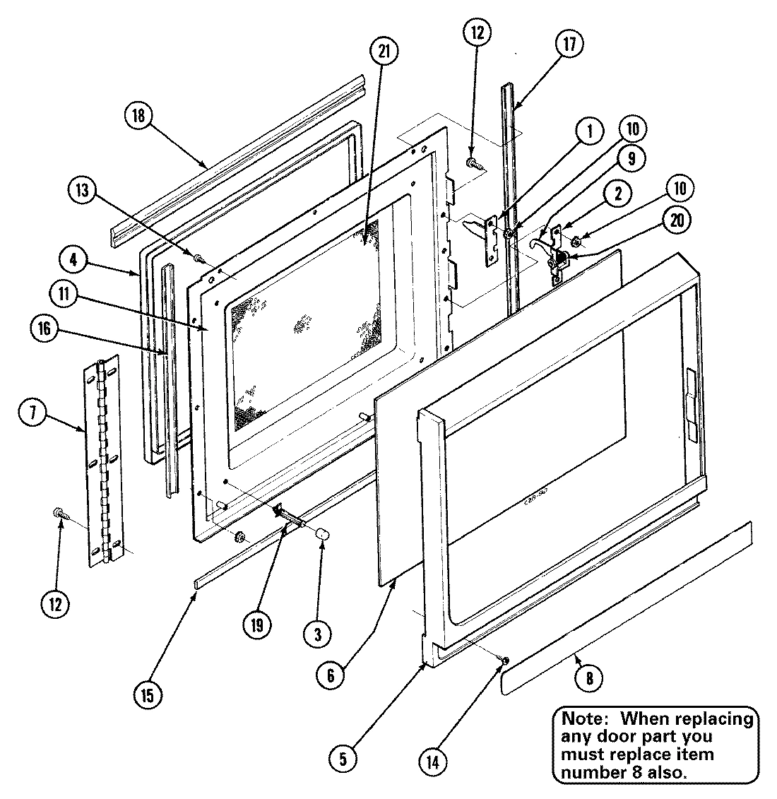 07 - DOOR-UPPER (M166)
