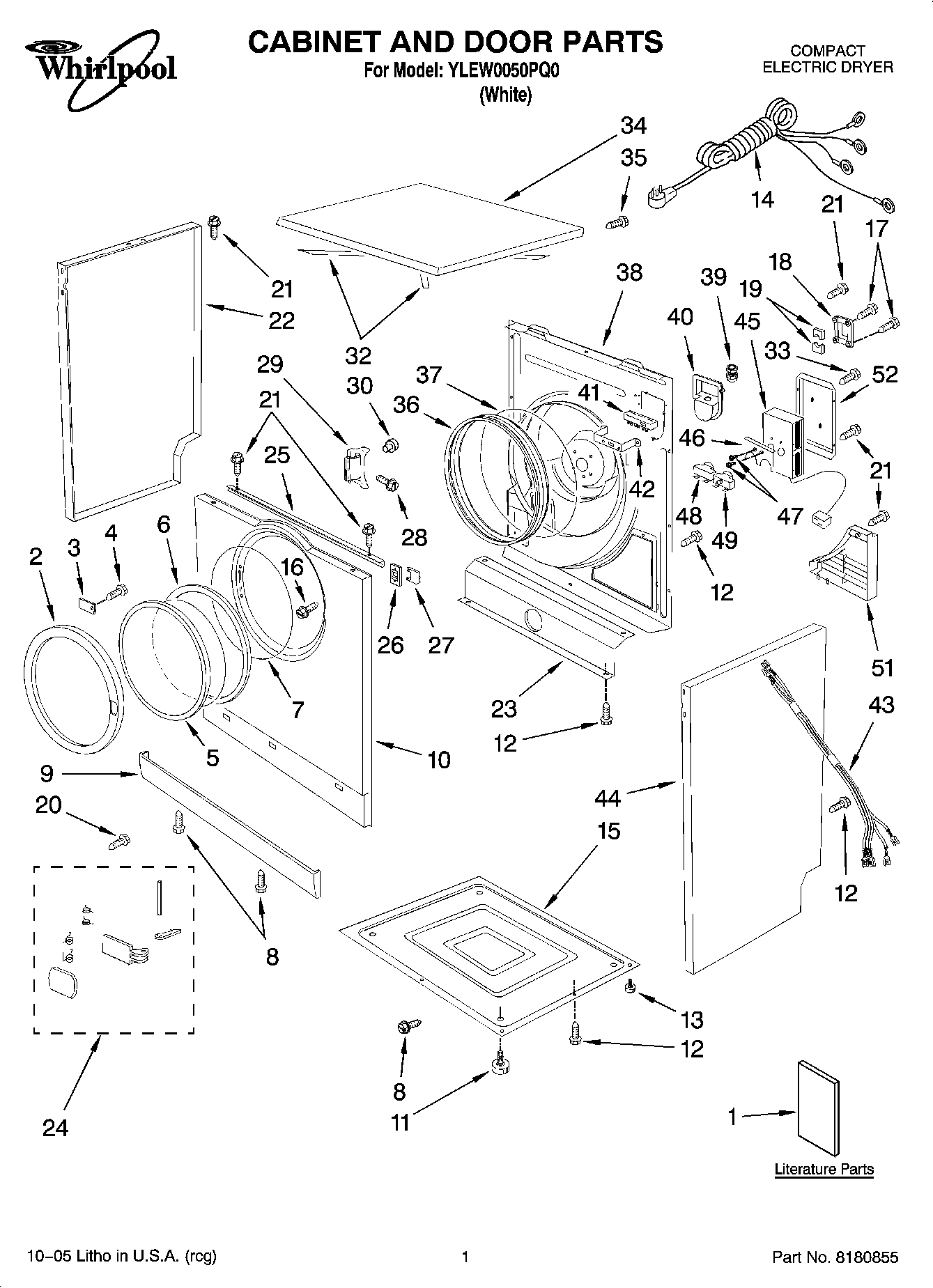 01 - CABINET AND DOOR PARTS