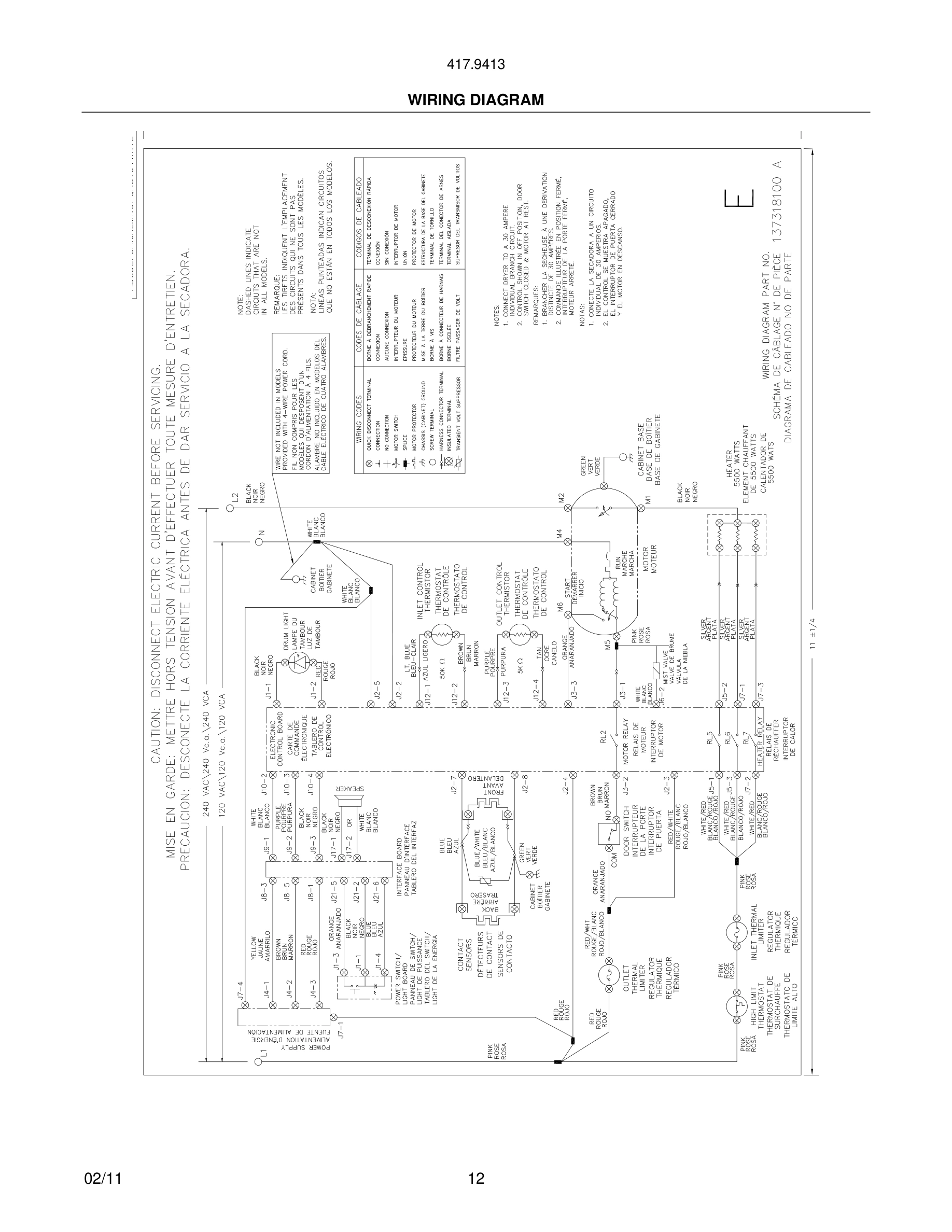 12 - WIRING DIAGRAM