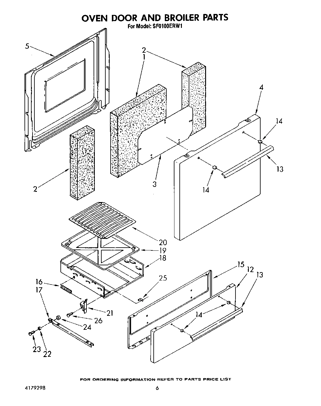 05 - OVEN DOOR AND BROILER