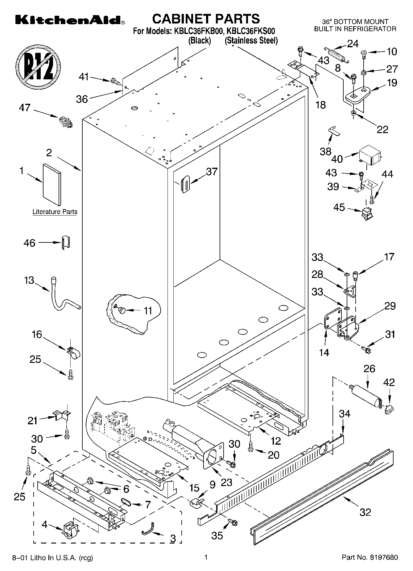 01 - CABINET, LITERATURE