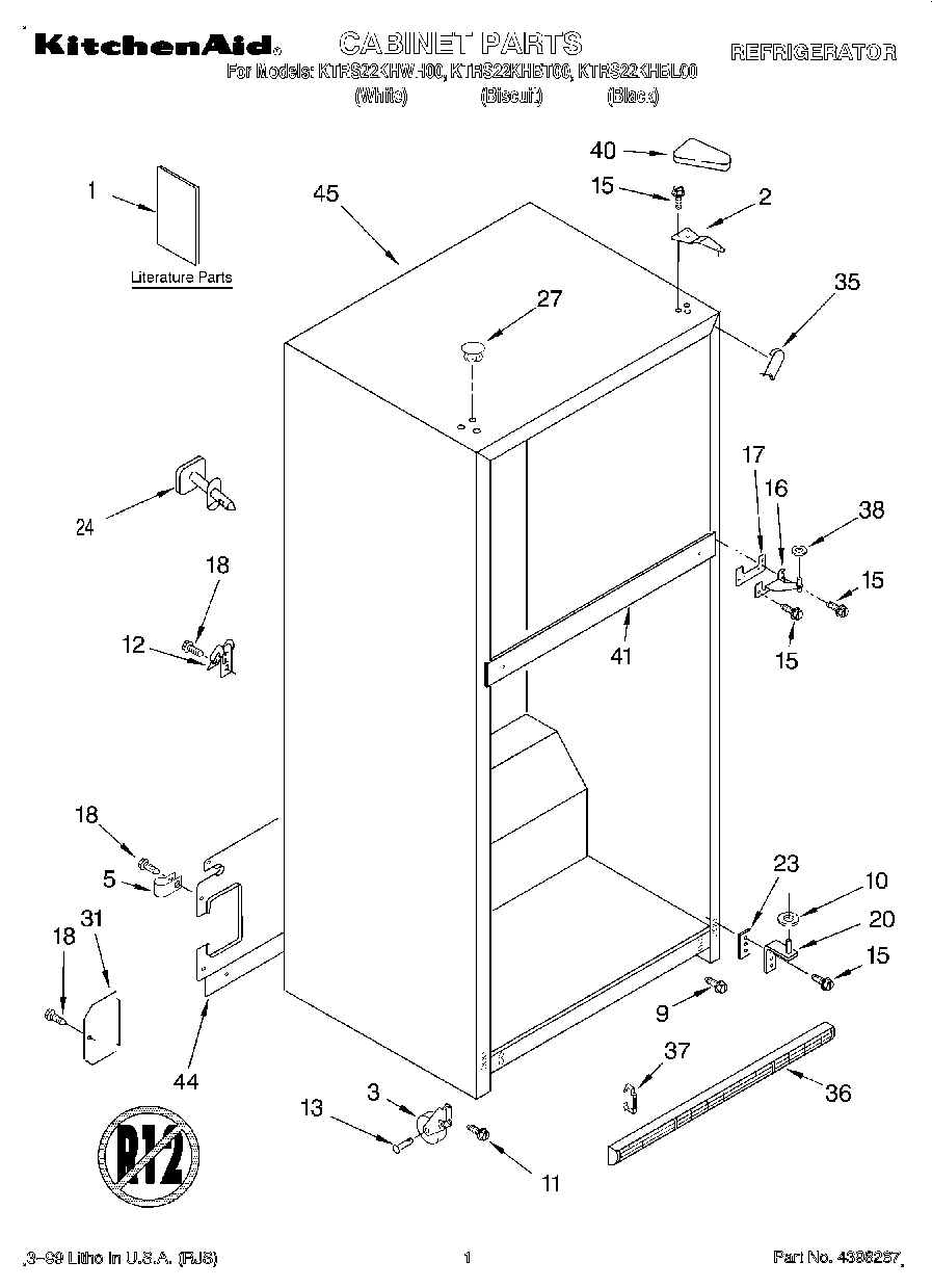 01 - CABINET, LITERATURE