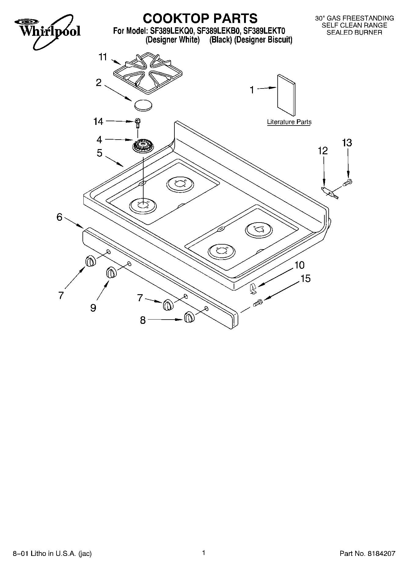 01 - COOKTOP, LITERATURE