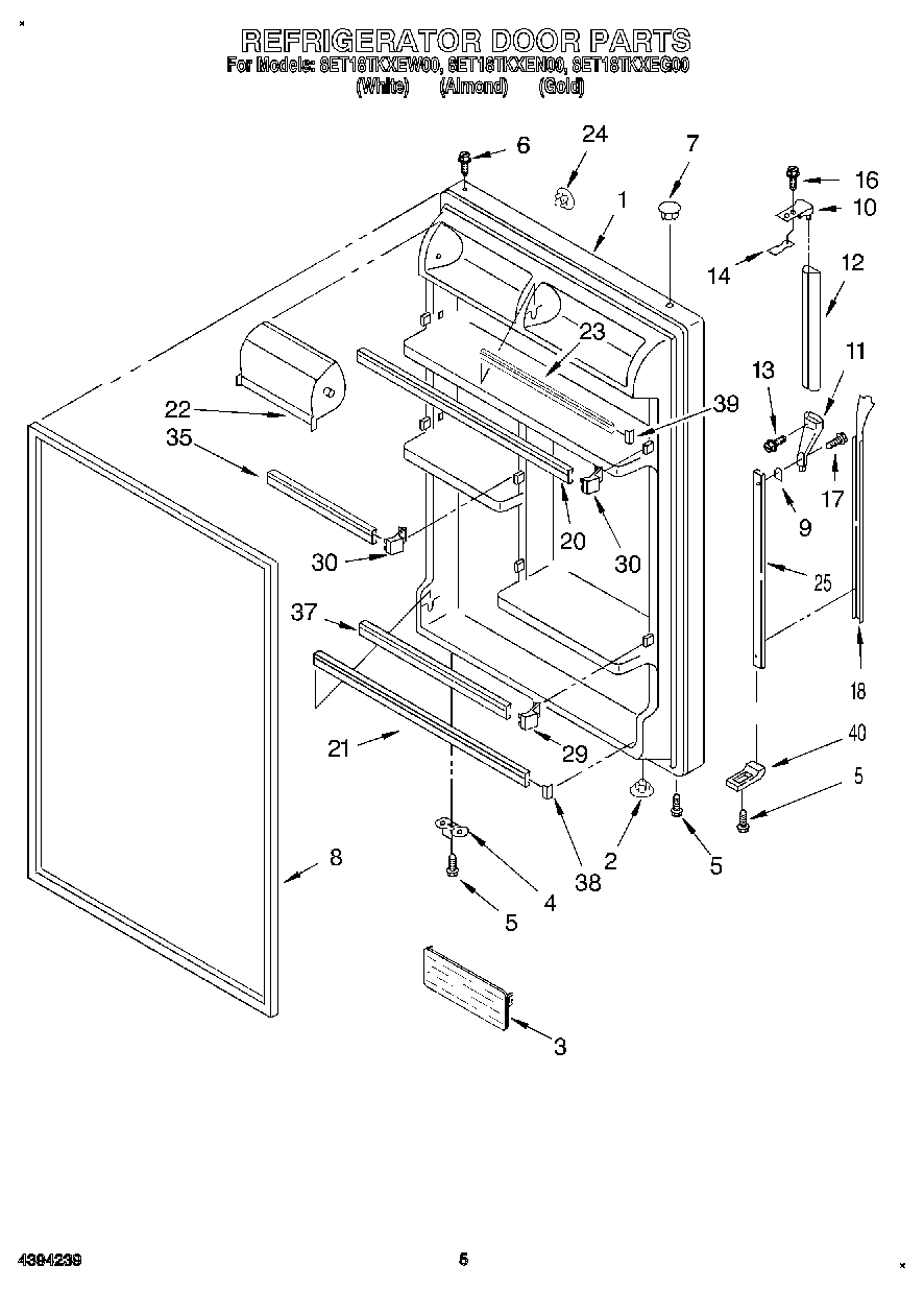 04 - REFRIGERATOR DOOR
