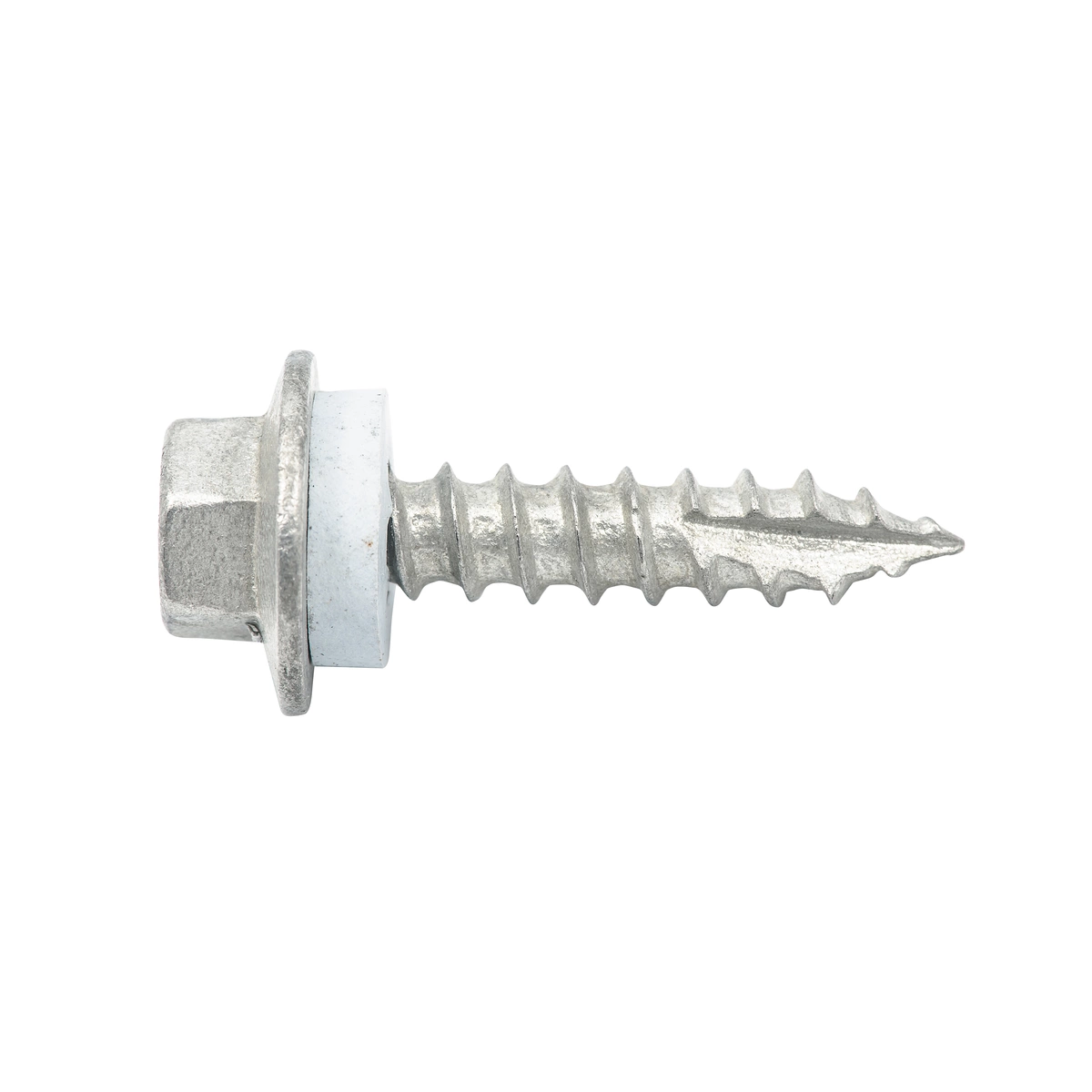 ZENITH® 12G x 25mm Class 3 Galvanised, External Hex Drive, Cladding & Roofing Screws with Seal – External Use – 15 Pack