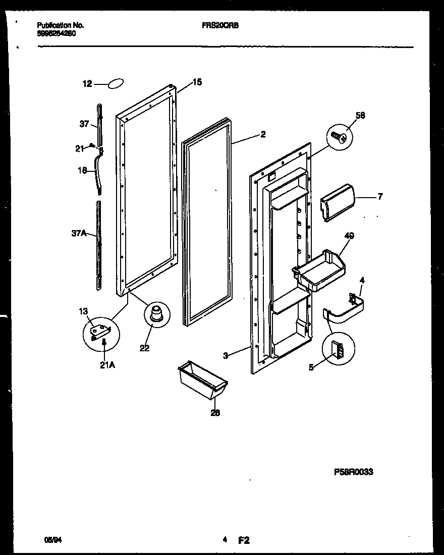 03 - REFRIGERATOR DOOR PARTS