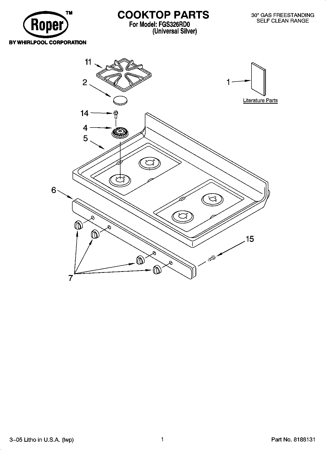 01 - COOKTOP PARTS