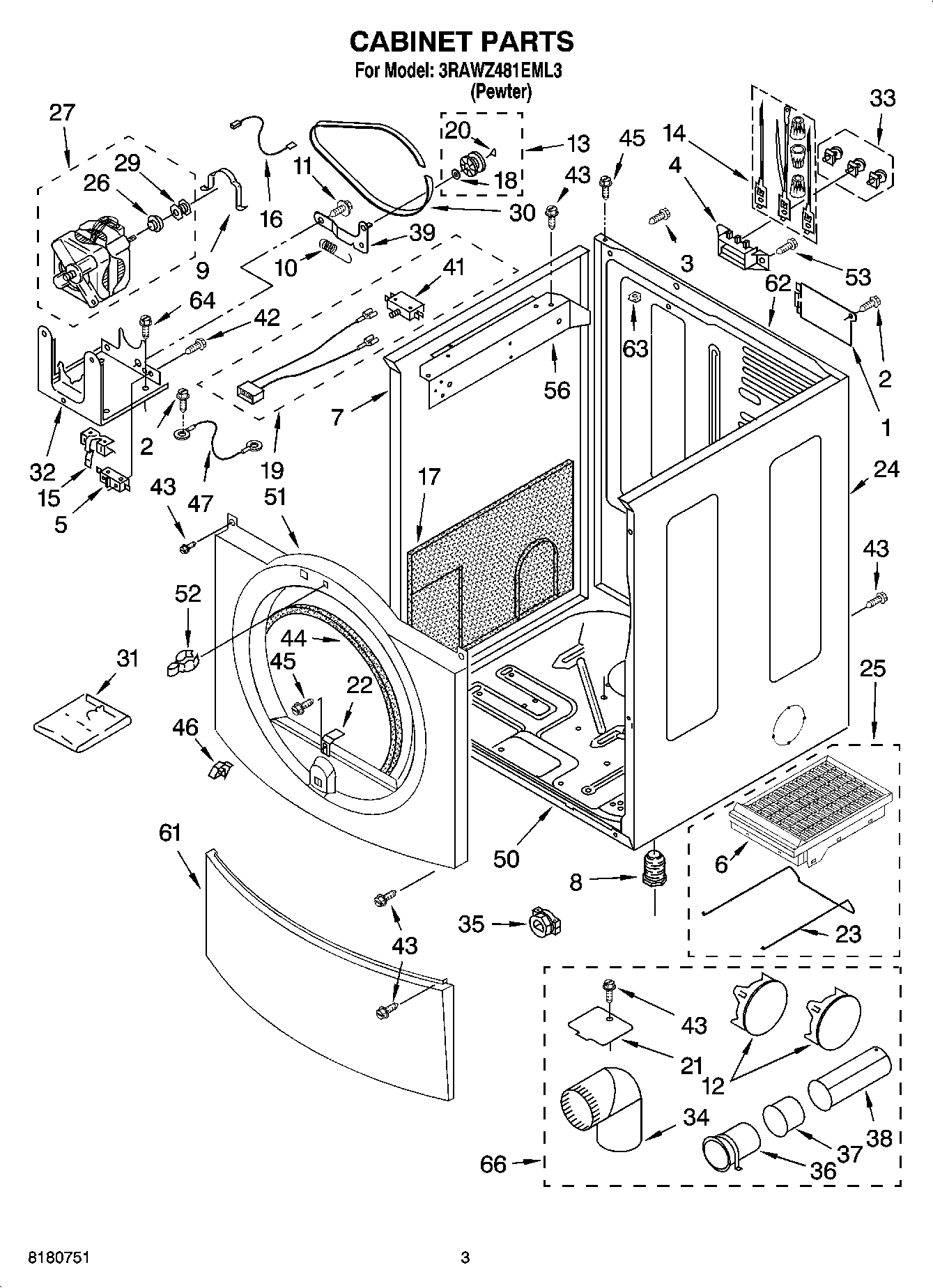 02 - CABINET PARTS