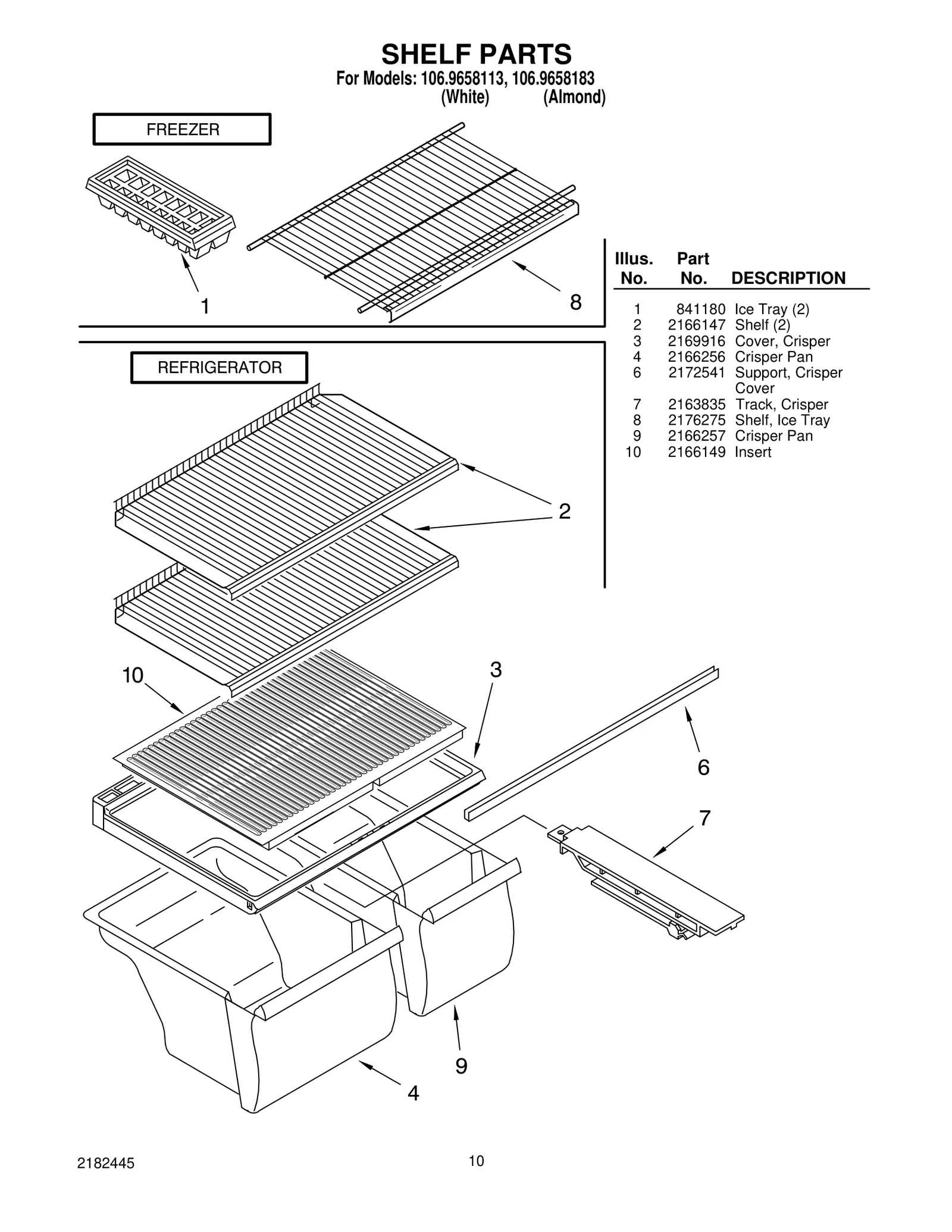 SHELF PARTS
