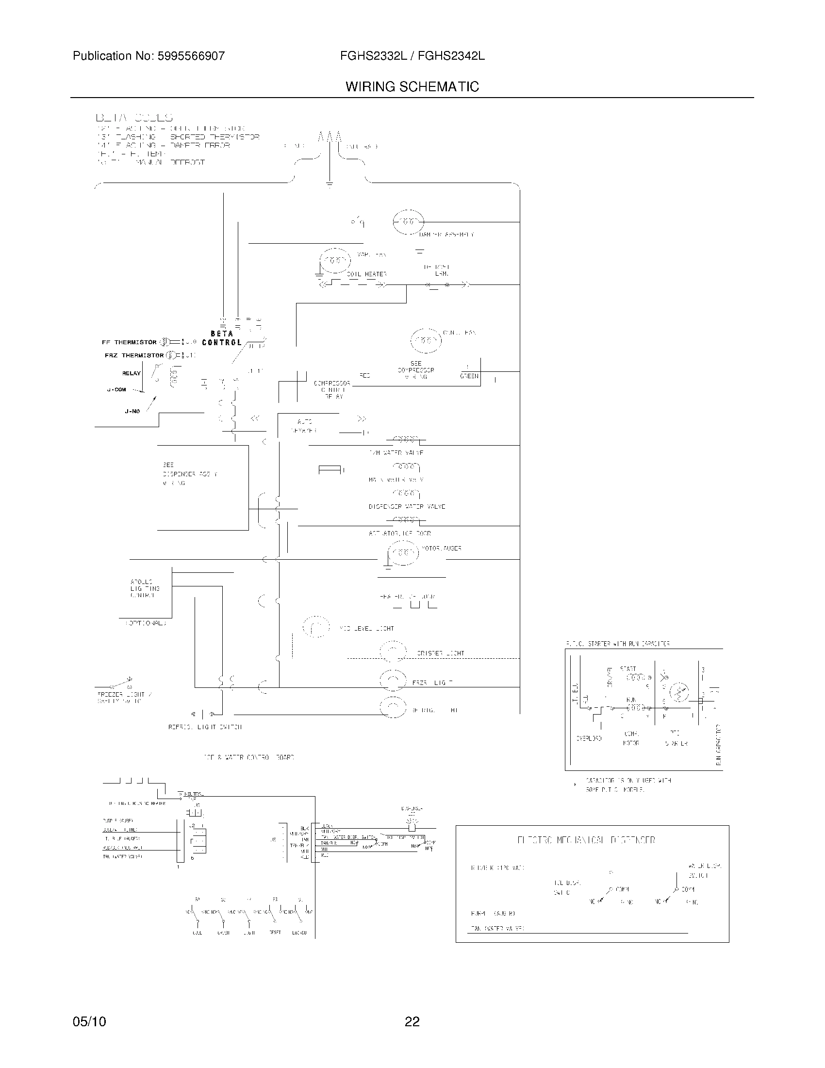 22 - WIRING SCHEMATIC
