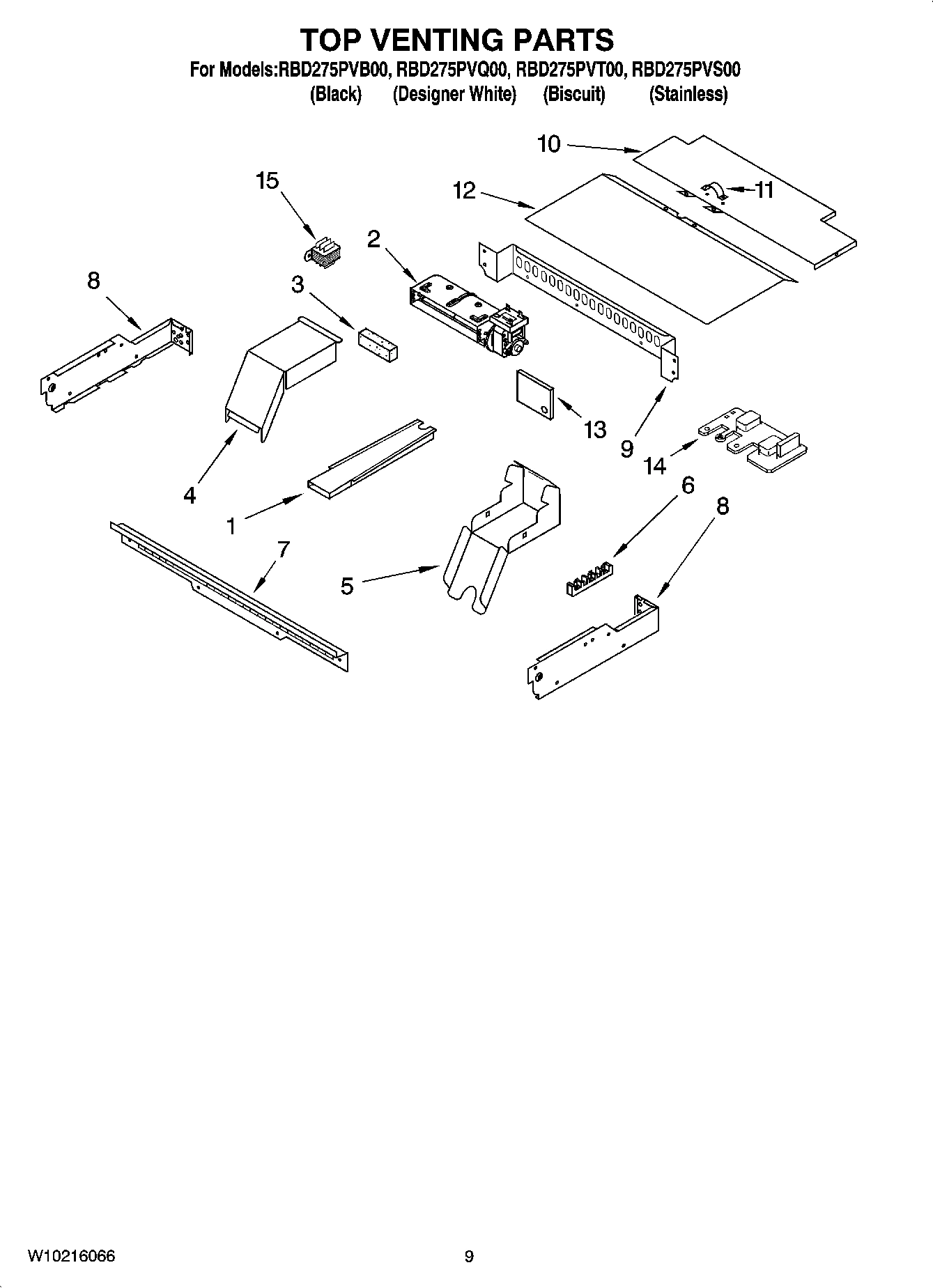07 - TOP VENTING PARTS, OPTIONAL PARTS