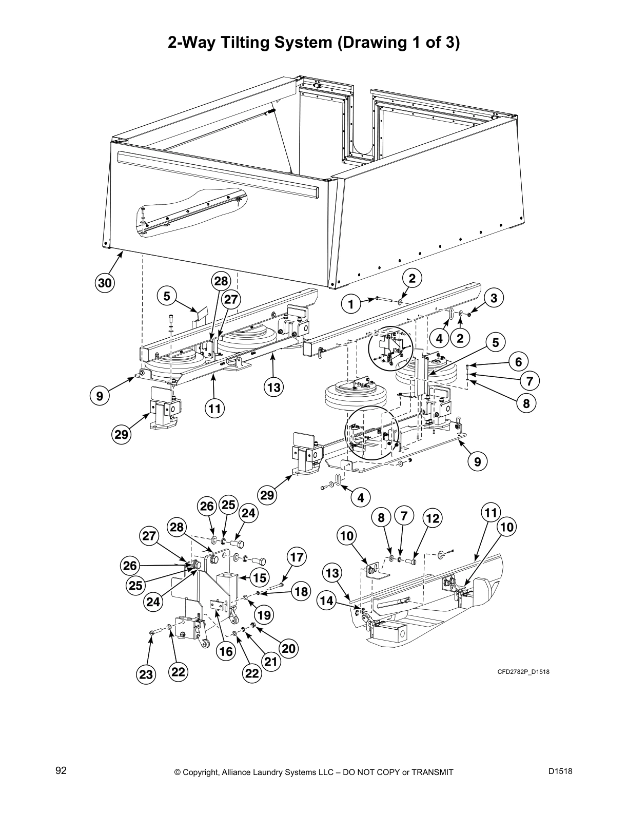 2-Way Tilting System (Drawing 1 of 3)