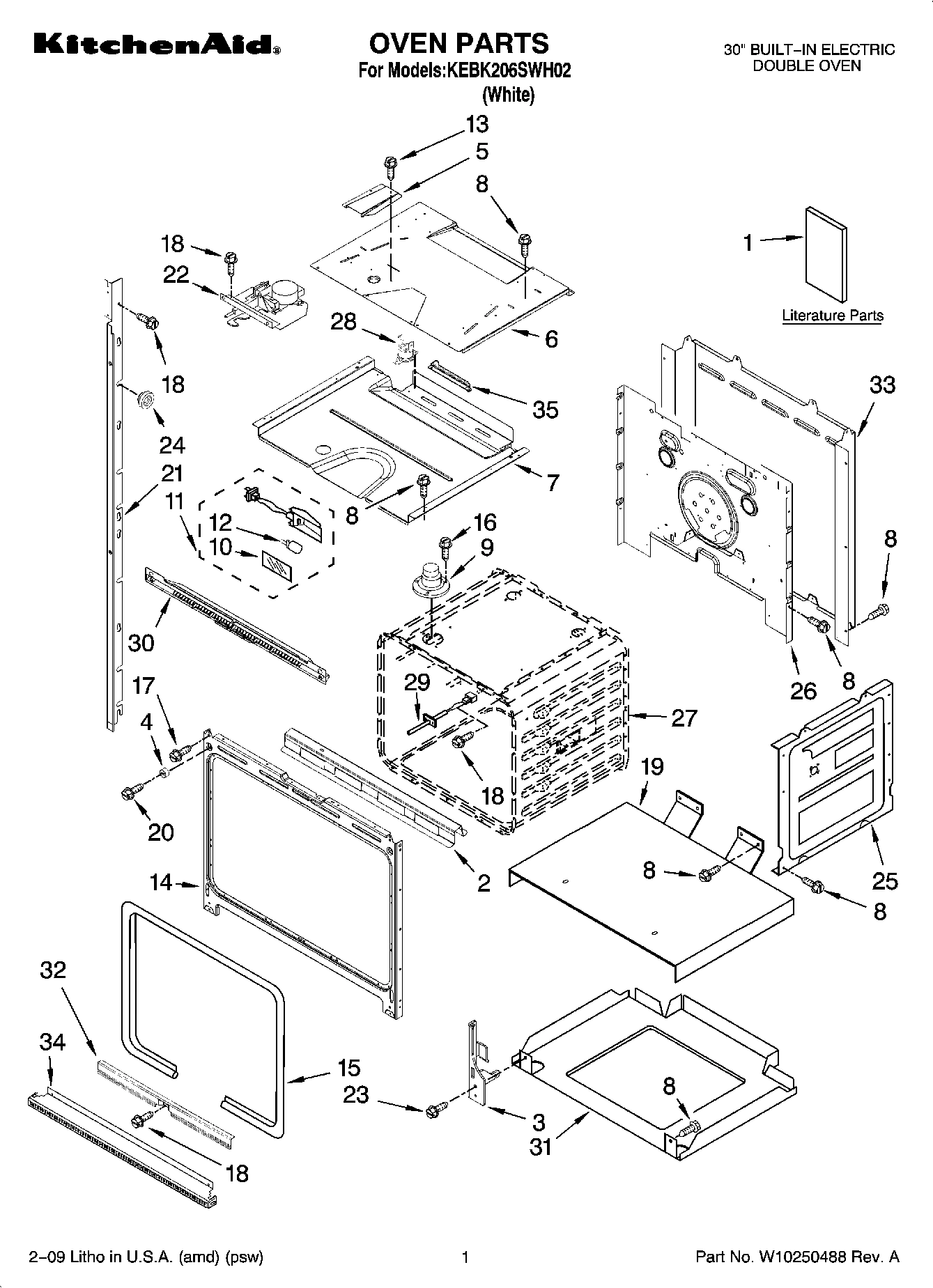 01 - OVEN PARTS