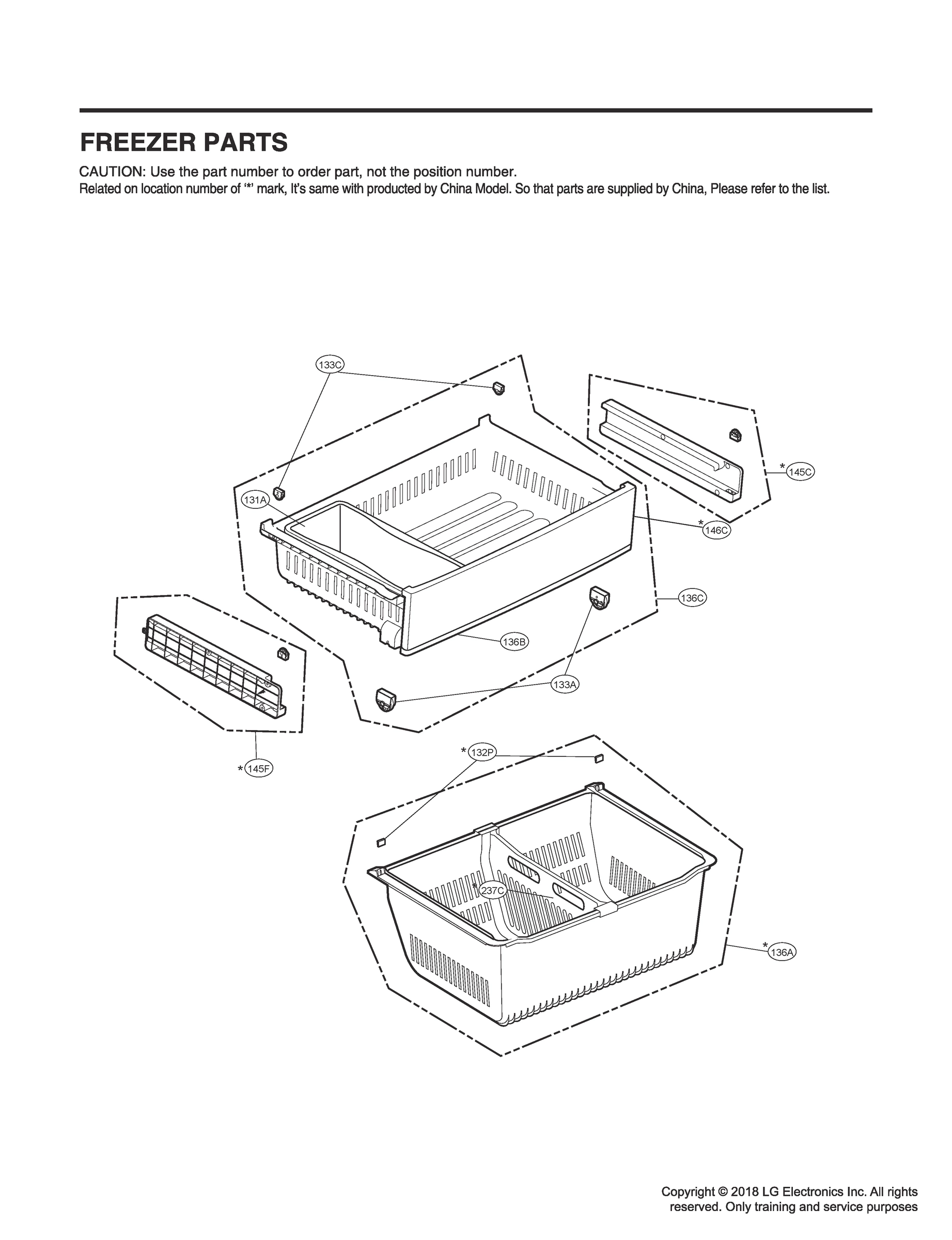 FREEZER PARTS