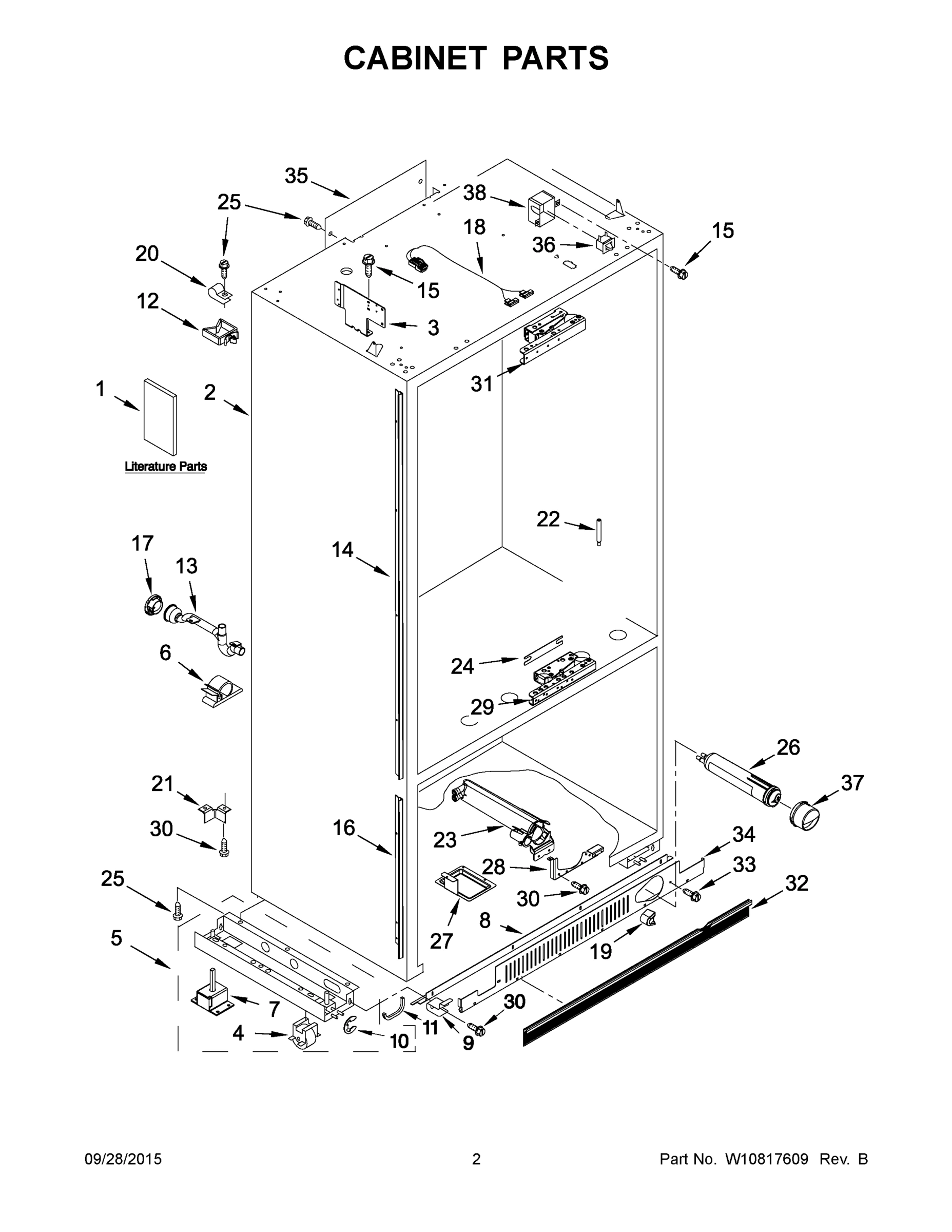 02 - CABINET PARTS
