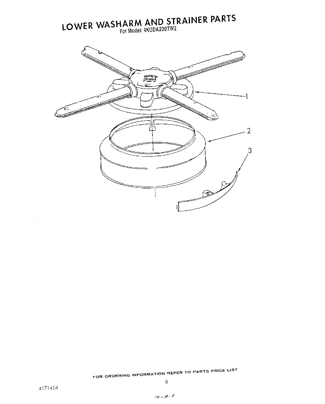 06 - LOWER WASHARM AND STRAINER