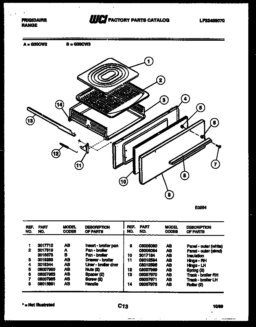 06 - BROILER DRAWER PARTS