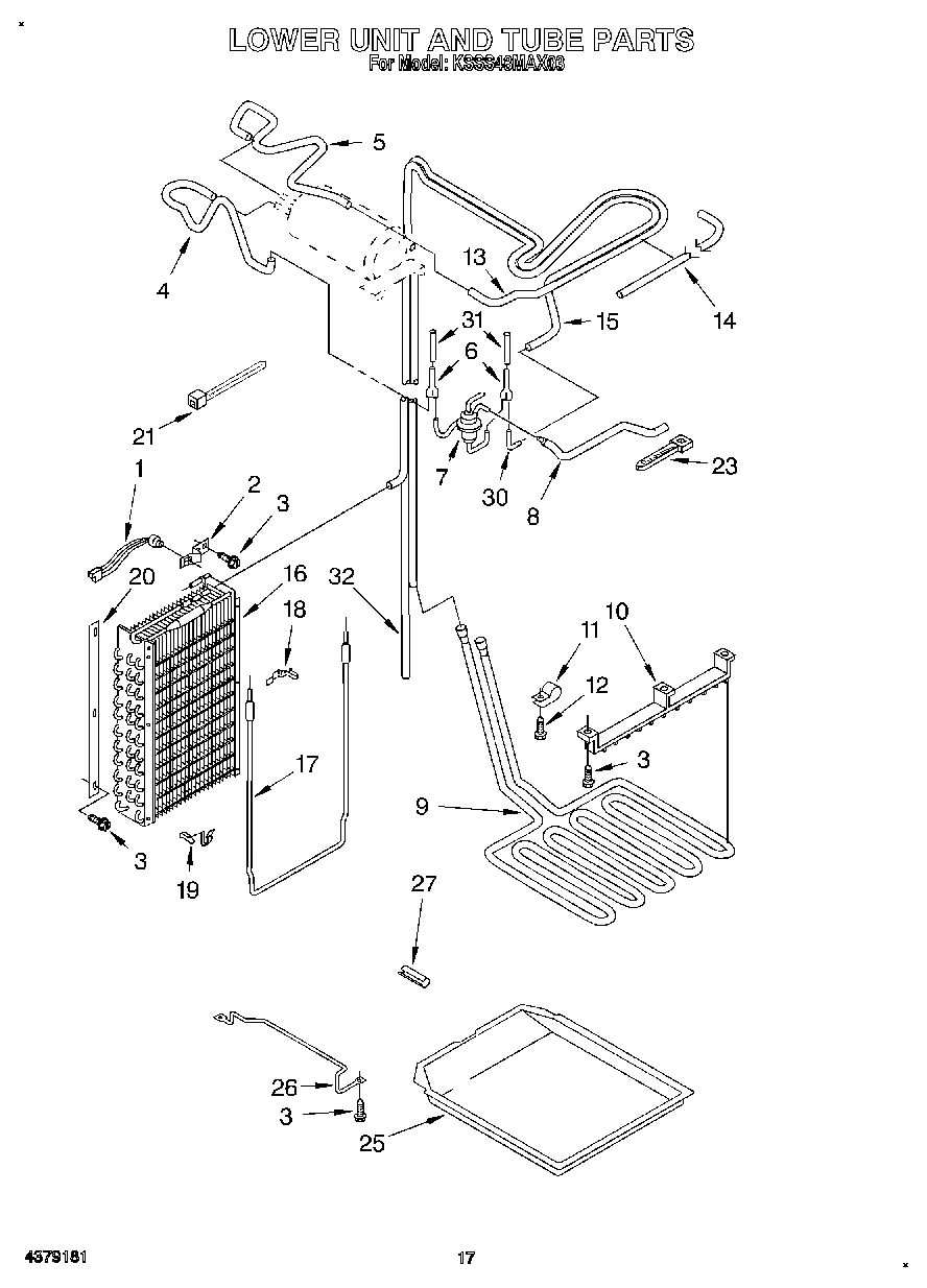 13 - LOWER UNIT AND TUBE