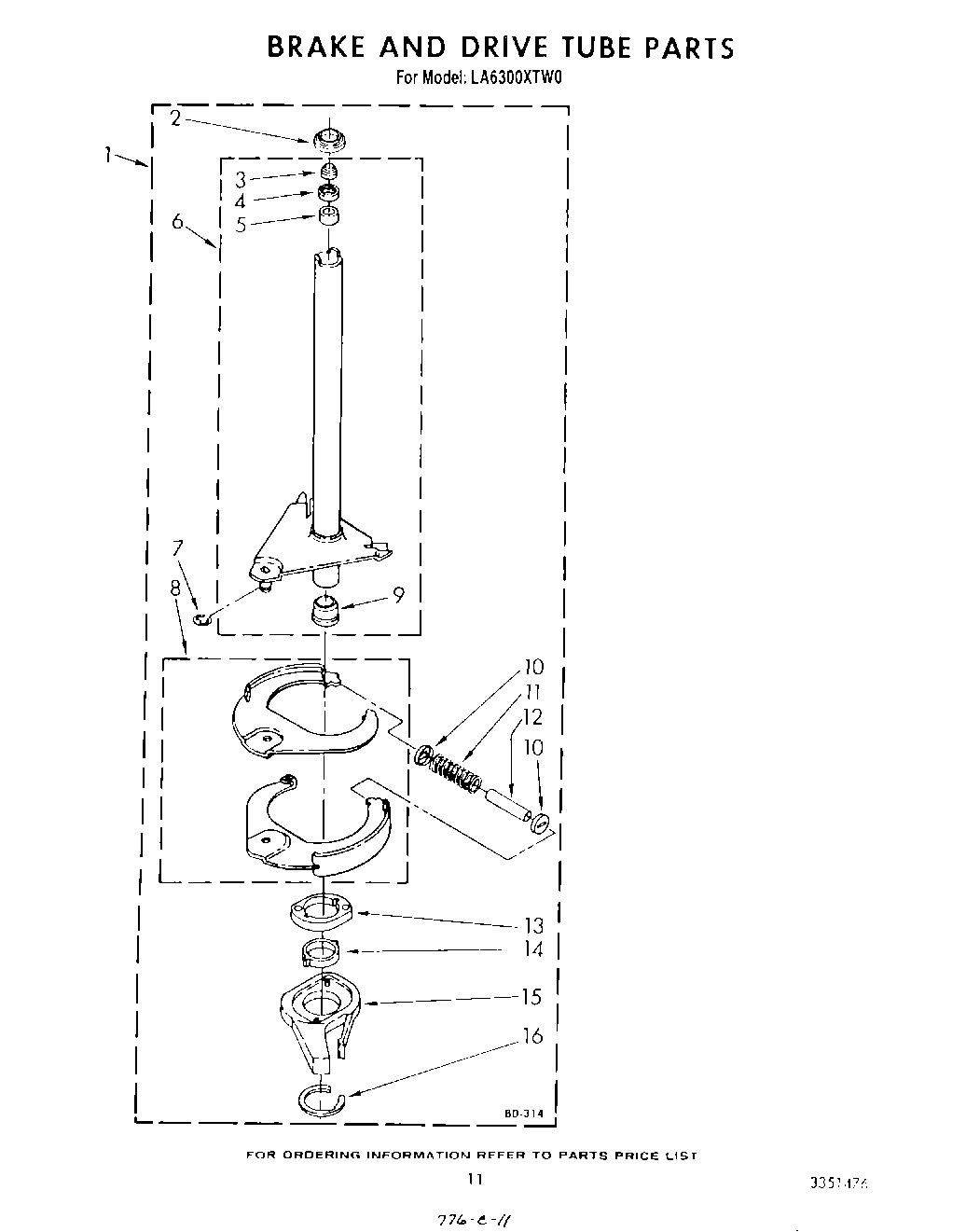 09 - BRAKE AND DRIVE TUBE