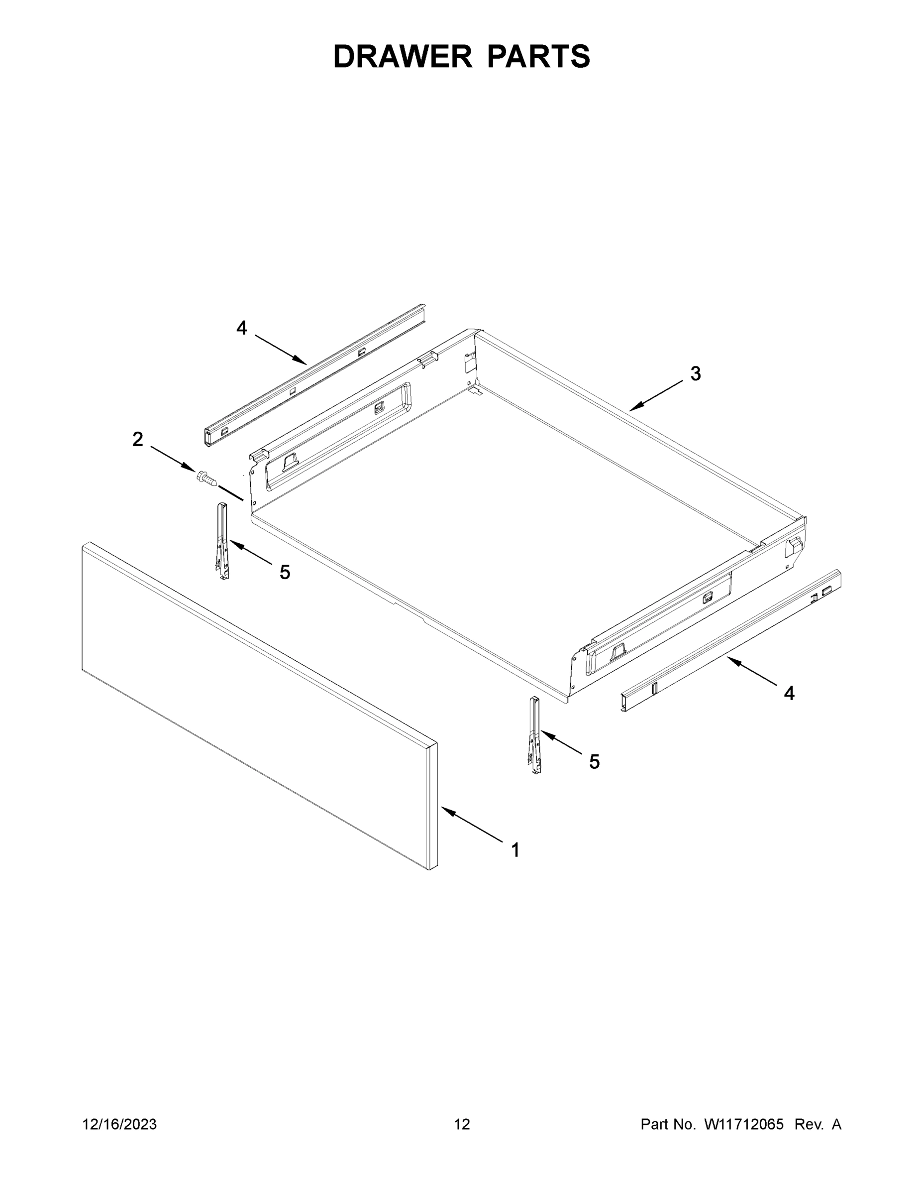 07 - DRAWER PARTS