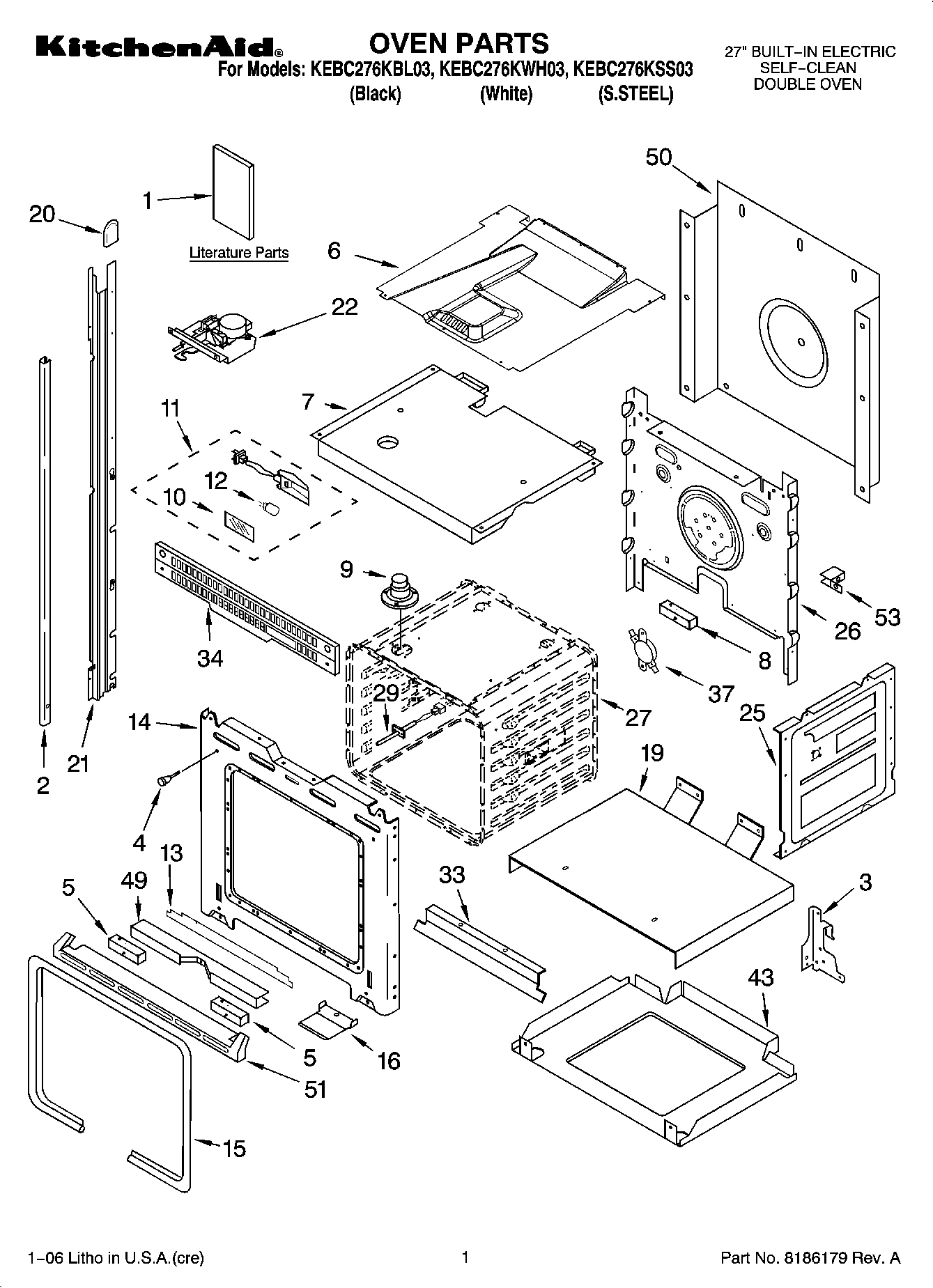 01 - OVEN PARTS