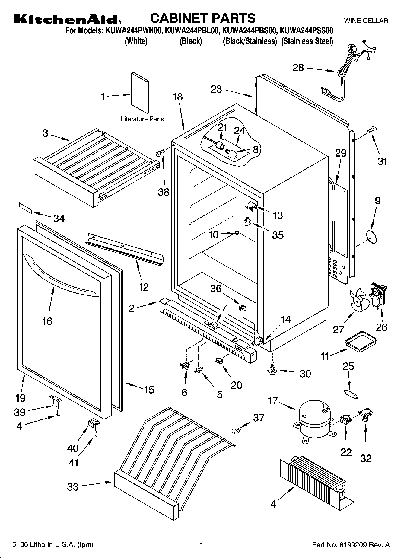 01 - CABINET PARTS