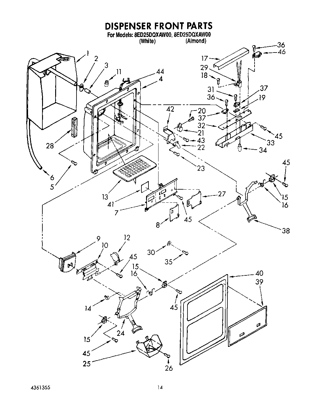 09 - DISPENSER FRONT