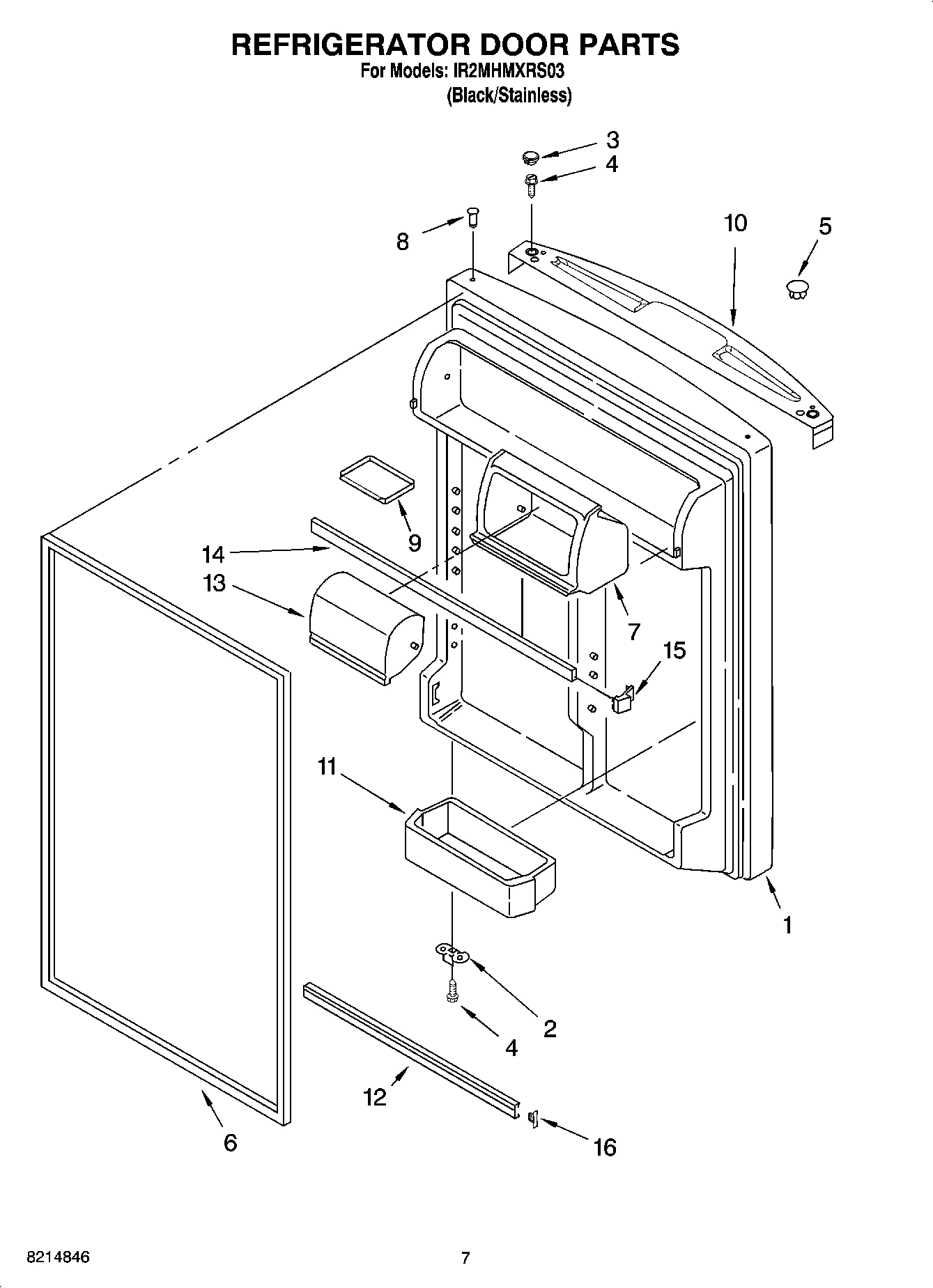 04 - REFRIGERATOR DOOR PARTS