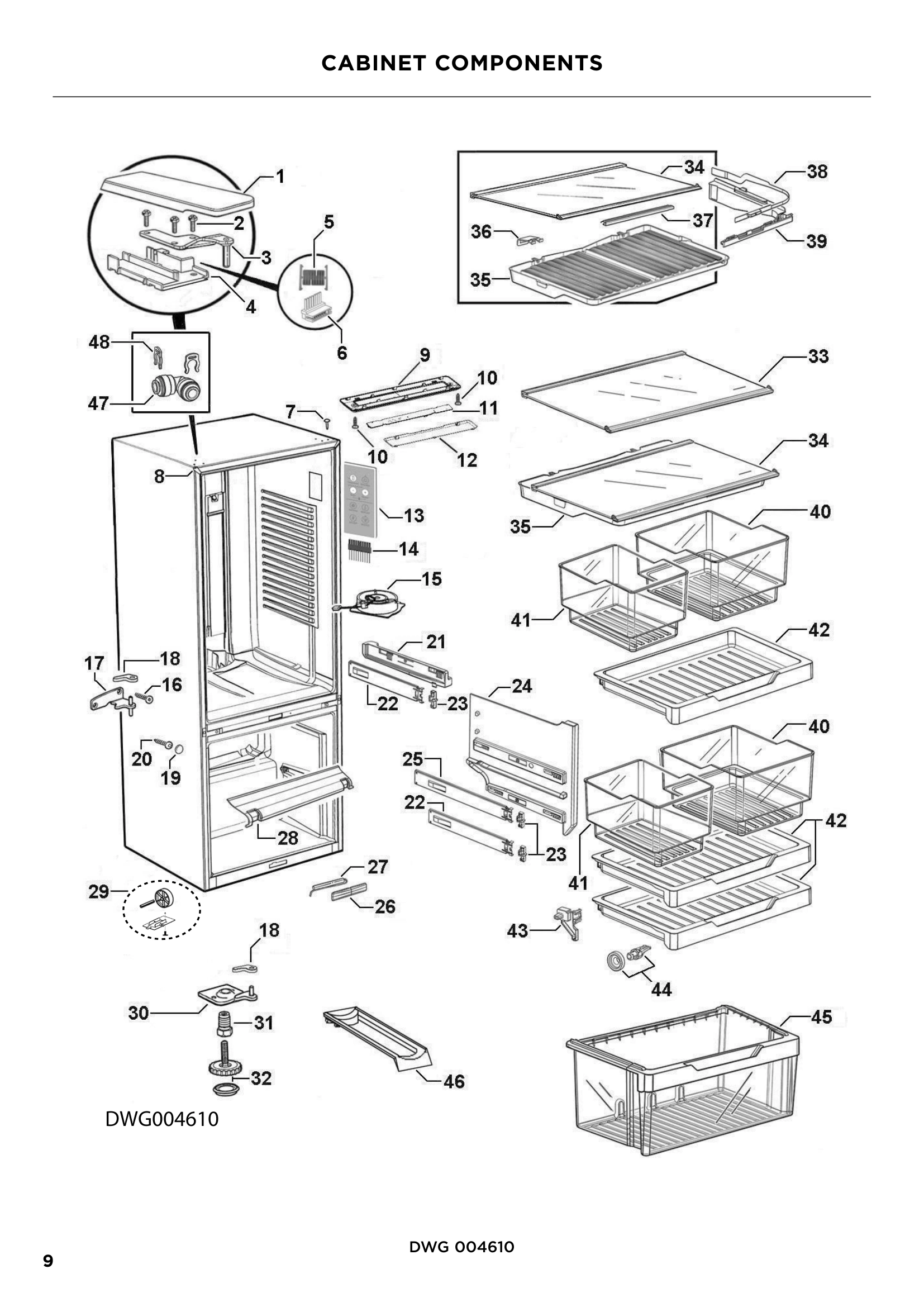 CABINET COMPONENTS