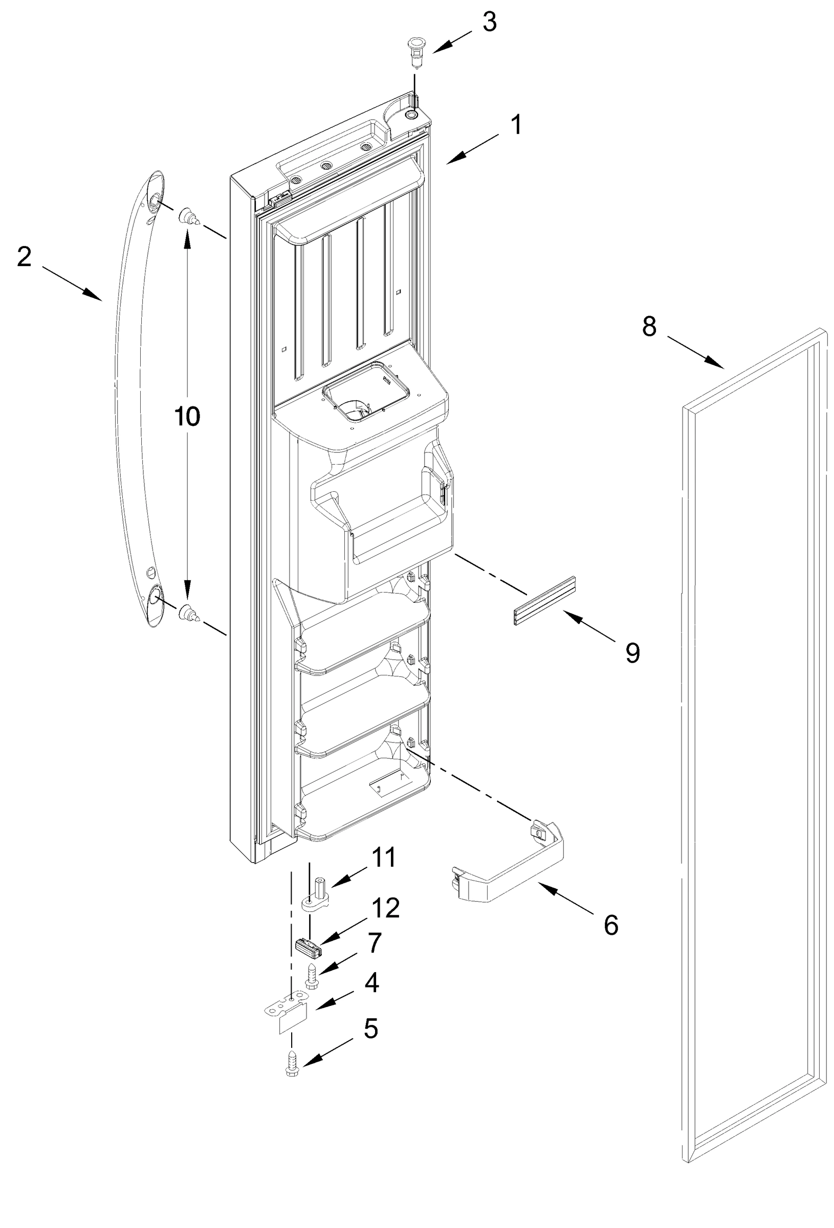 FREEZER DOOR PARTS