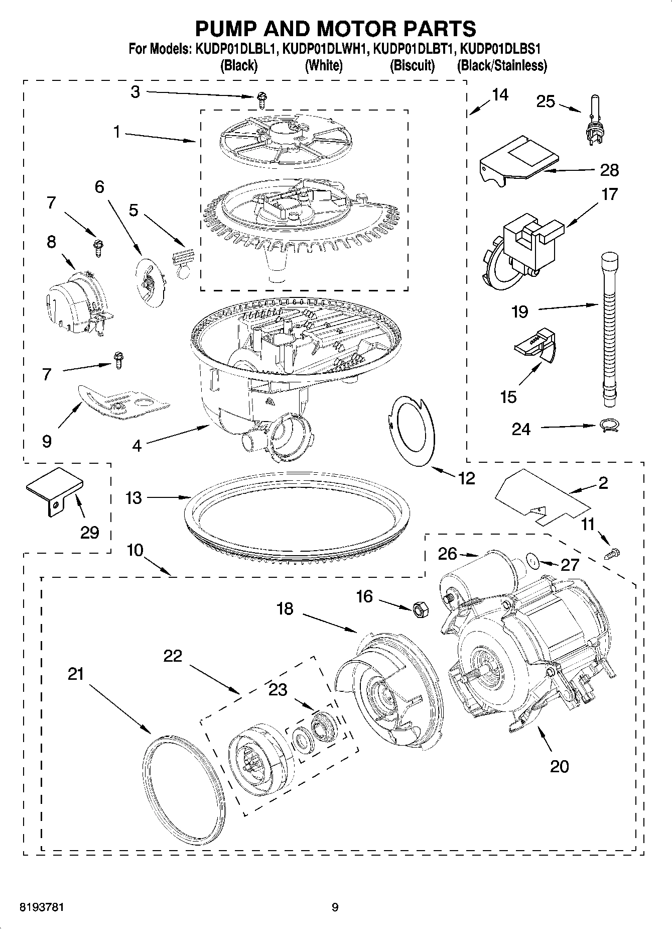 08 - PUMP AND MOTOR PARTS