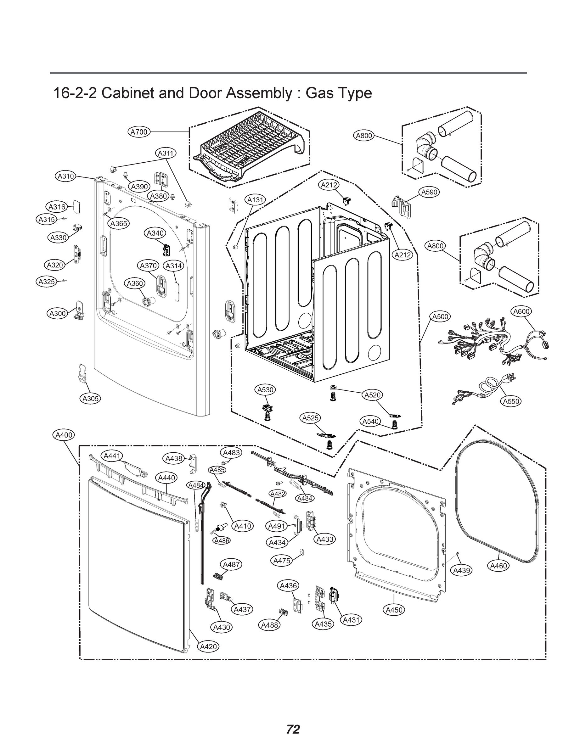 CABINET AND DOOR ASSEMBLY