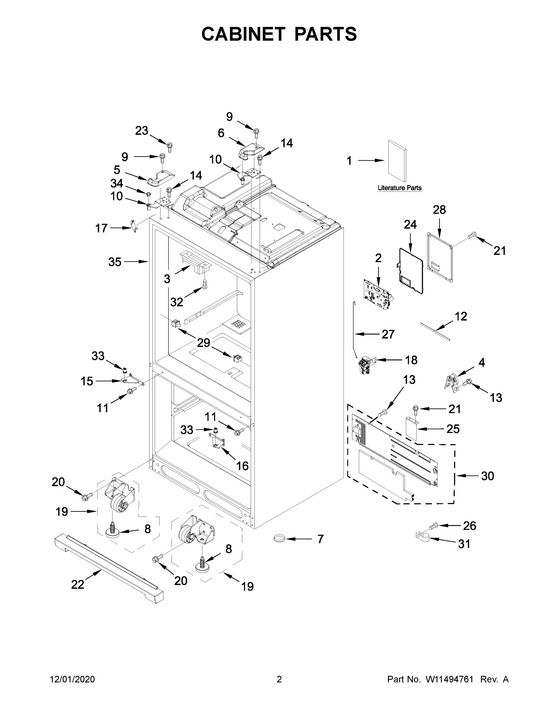 02 - CABINET PARTS