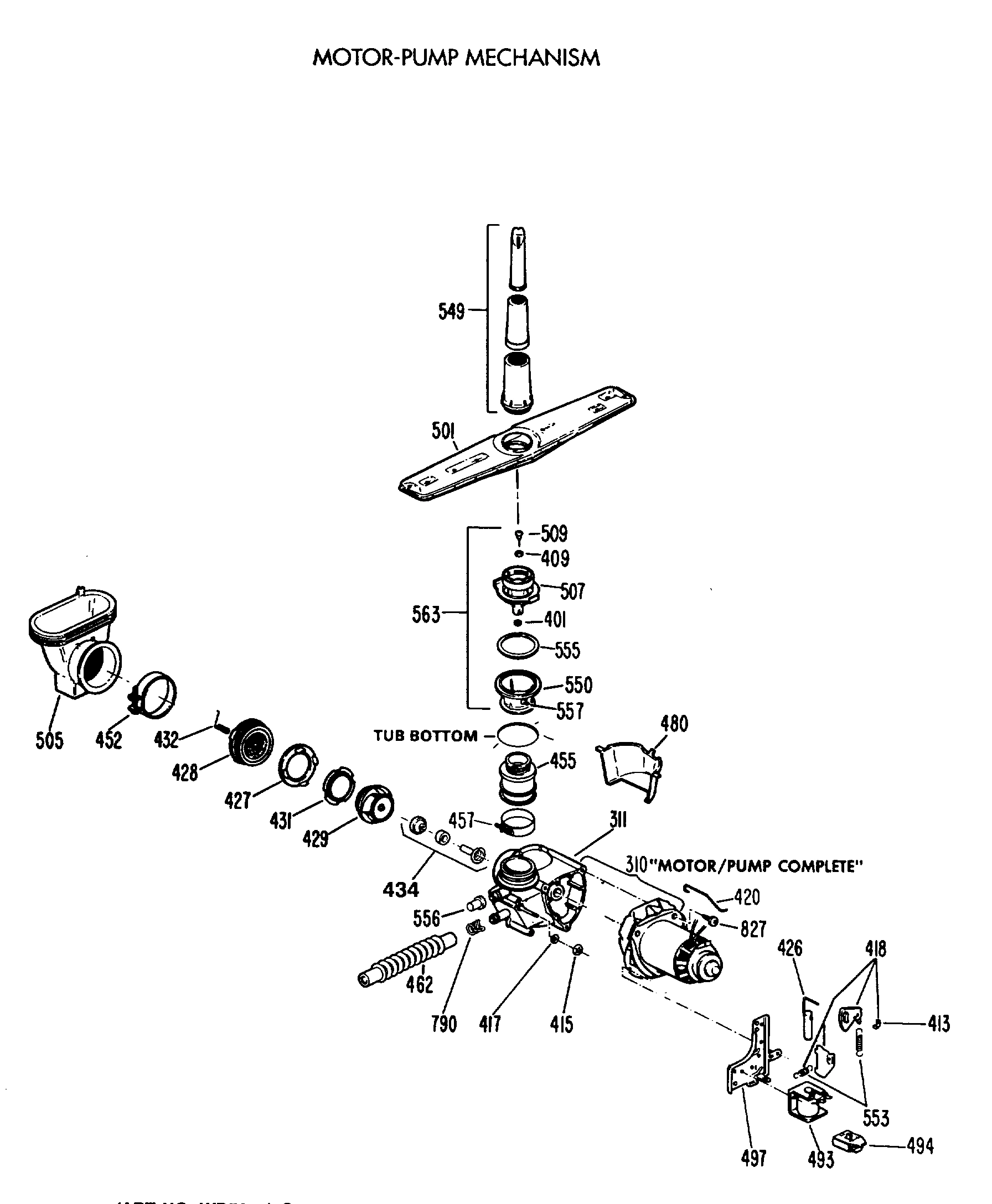 MOTOR-PUMP MECHANISM