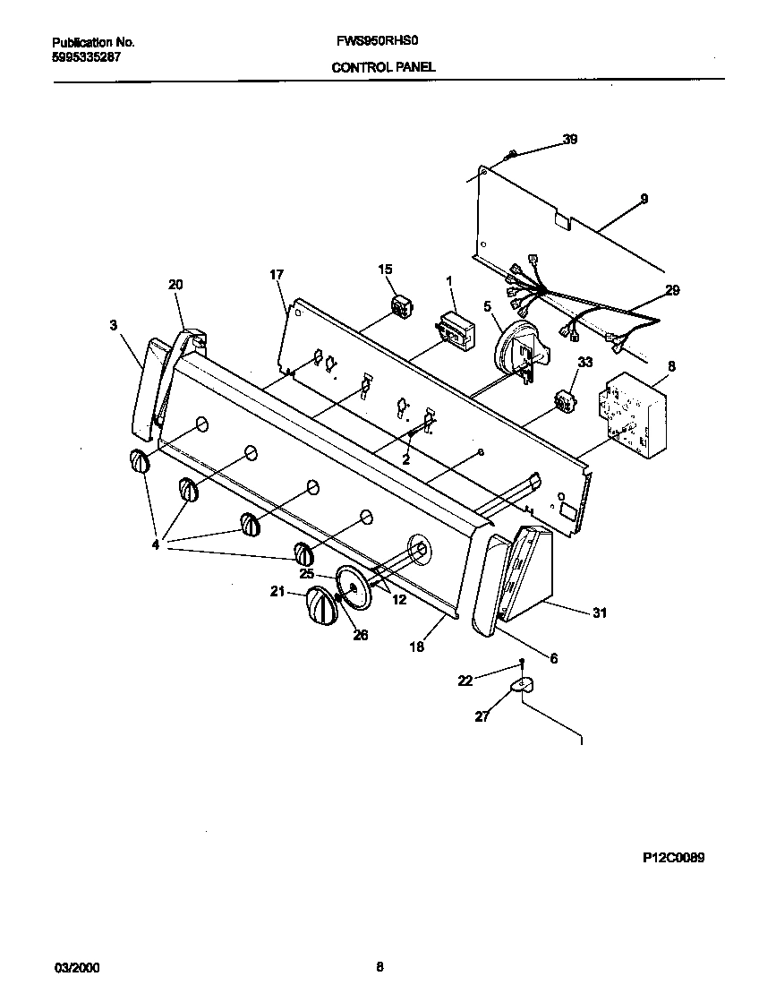 05 - P12C0089 CONTROL PANEL