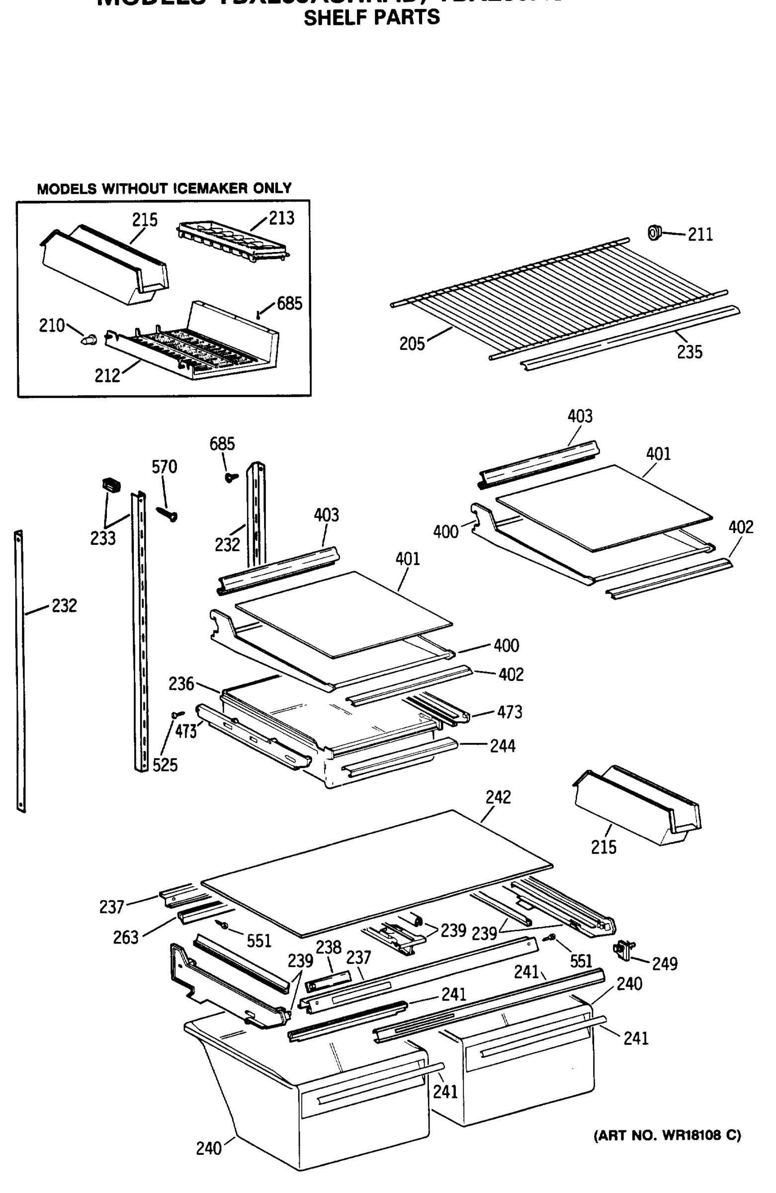 SHELF PARTS