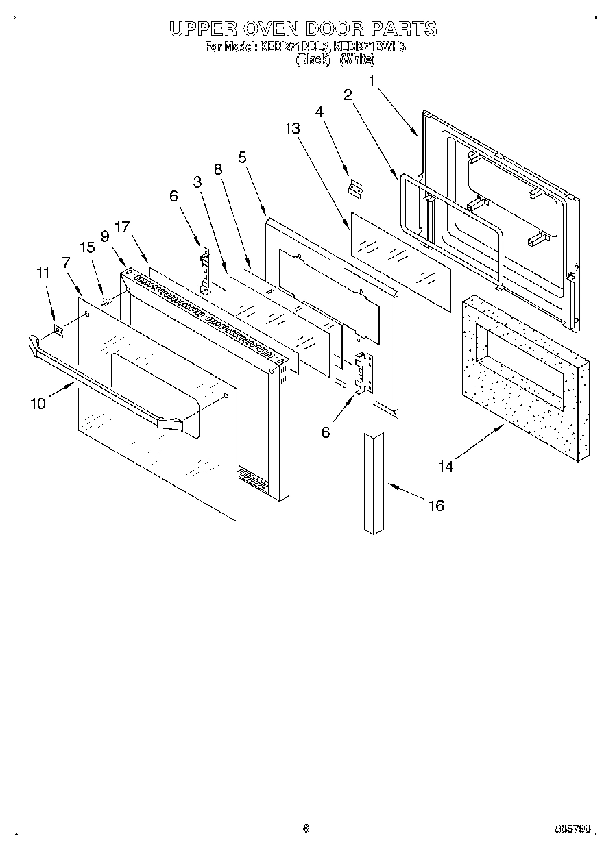 04 - UPPER OVEN DOOR