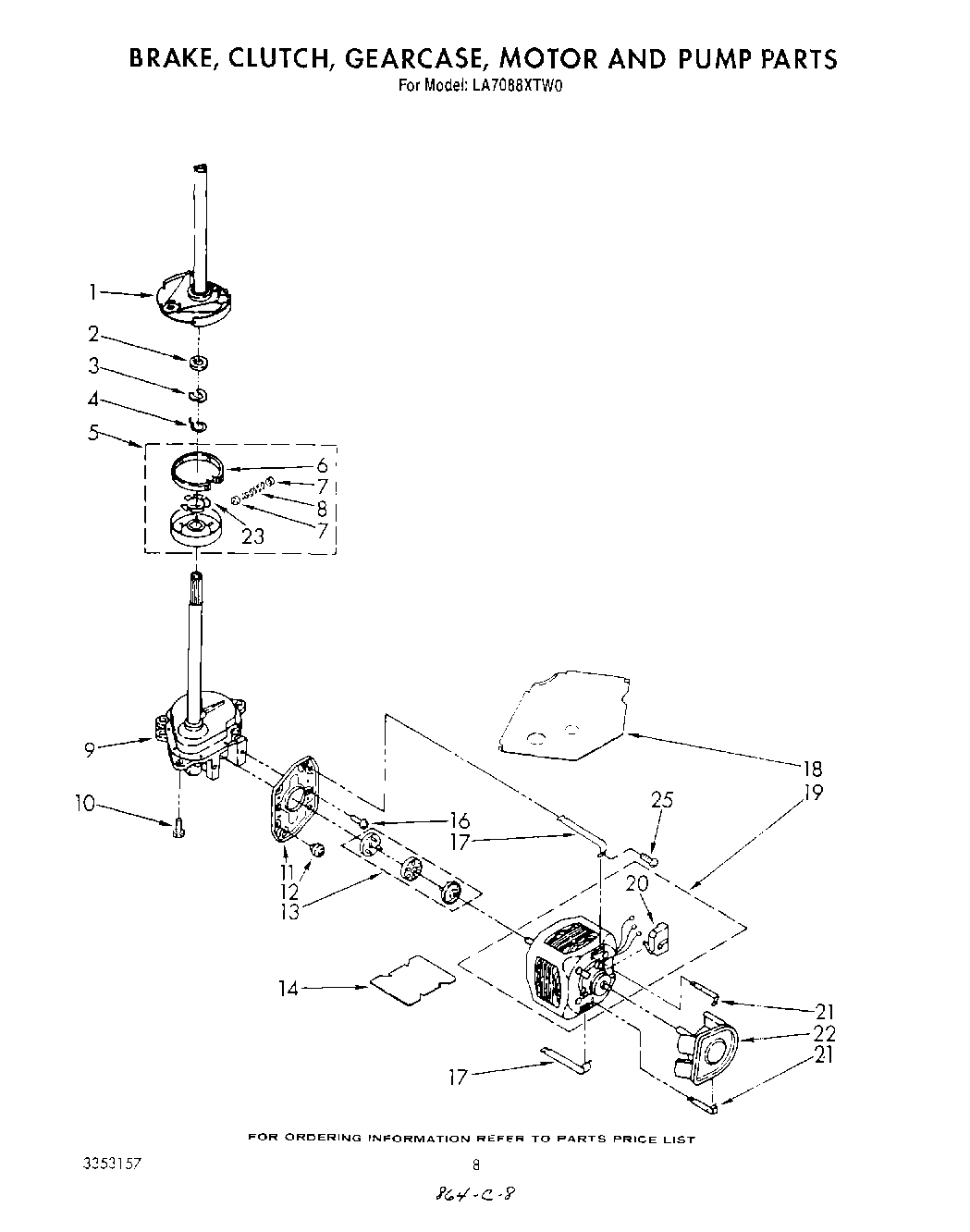 06 - BRAKE, CLUTCH, GEARCASE, MOTOR AND PUMP